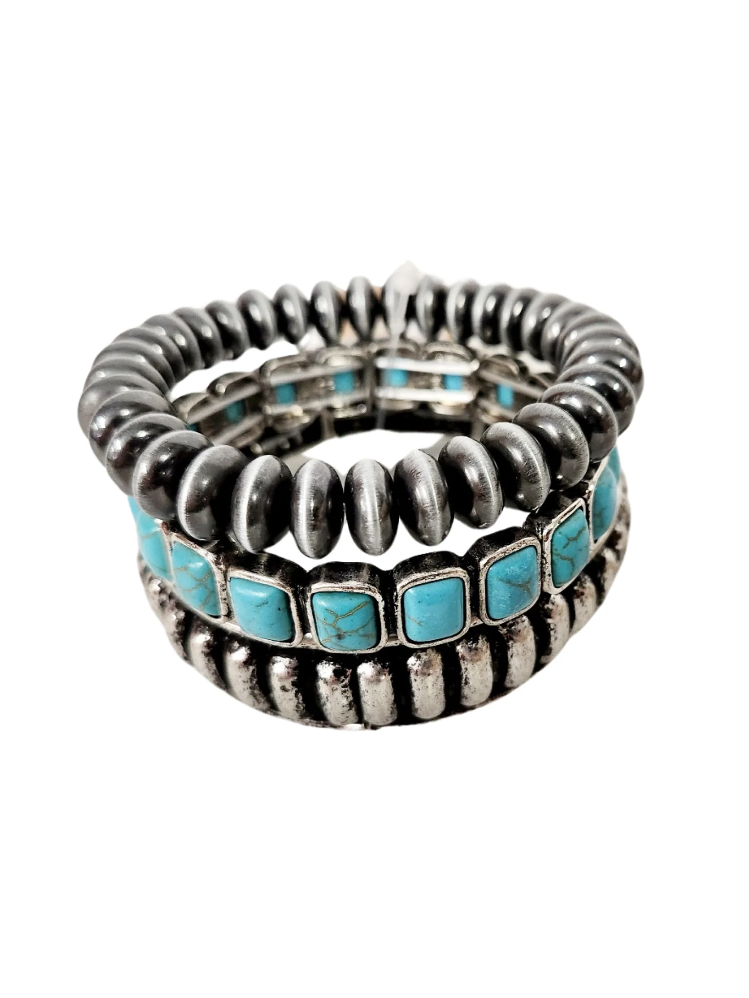 3 Layer Stackable Stretch Bracelet