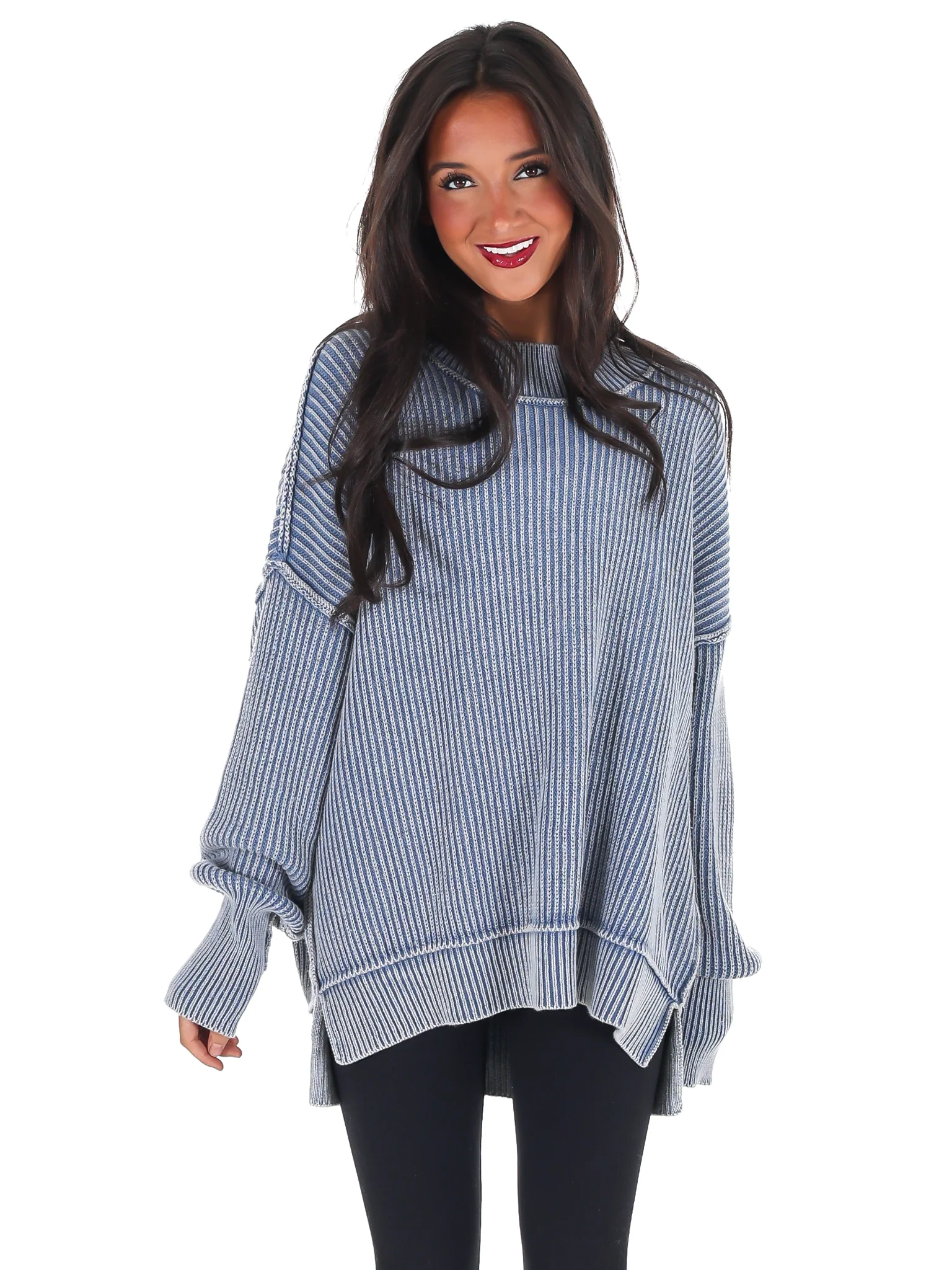 Acid Wash Oversized Sweater Doorbuster - Image 16