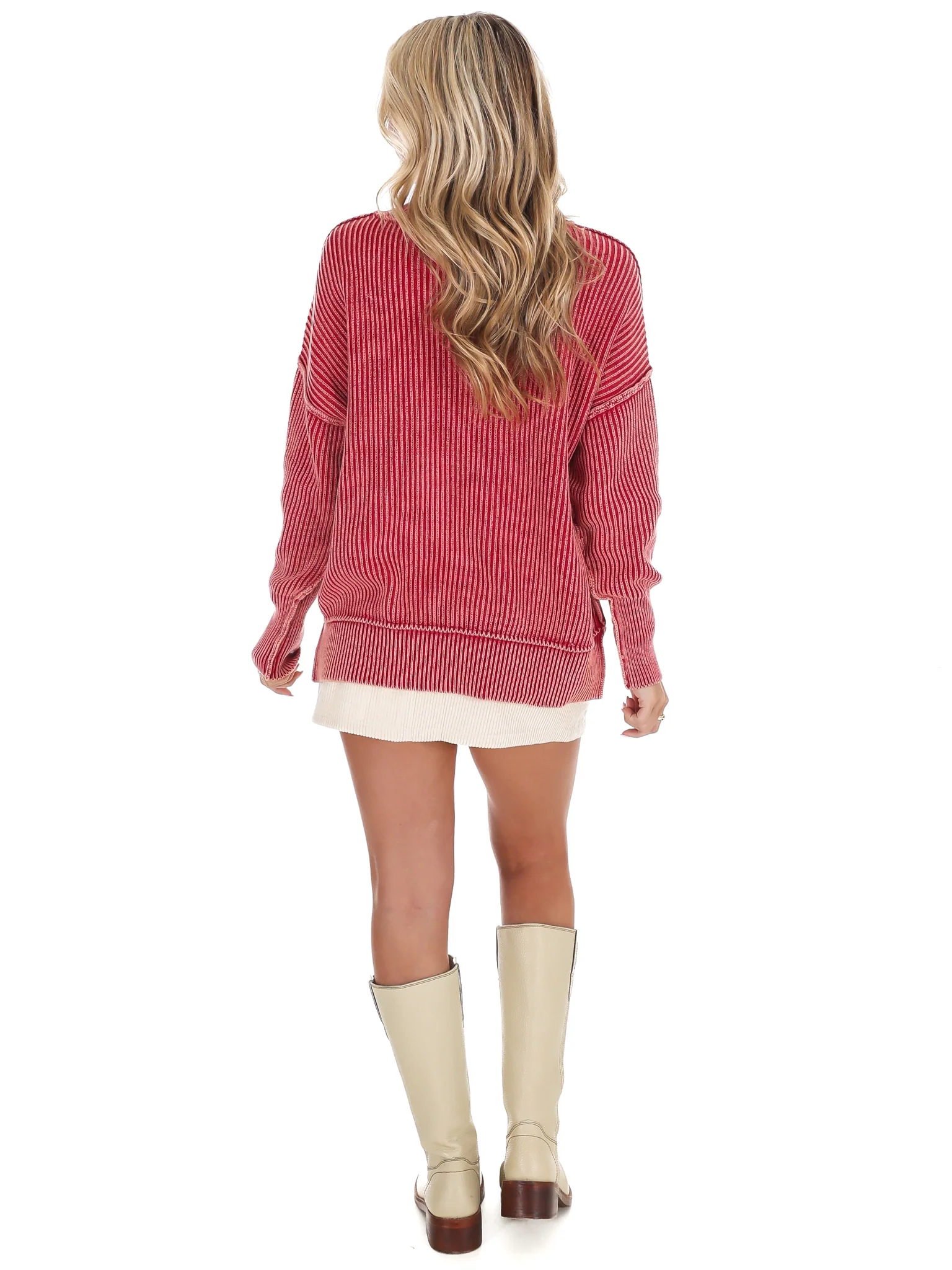 Acid Wash Oversized Sweater Doorbuster - Image 9