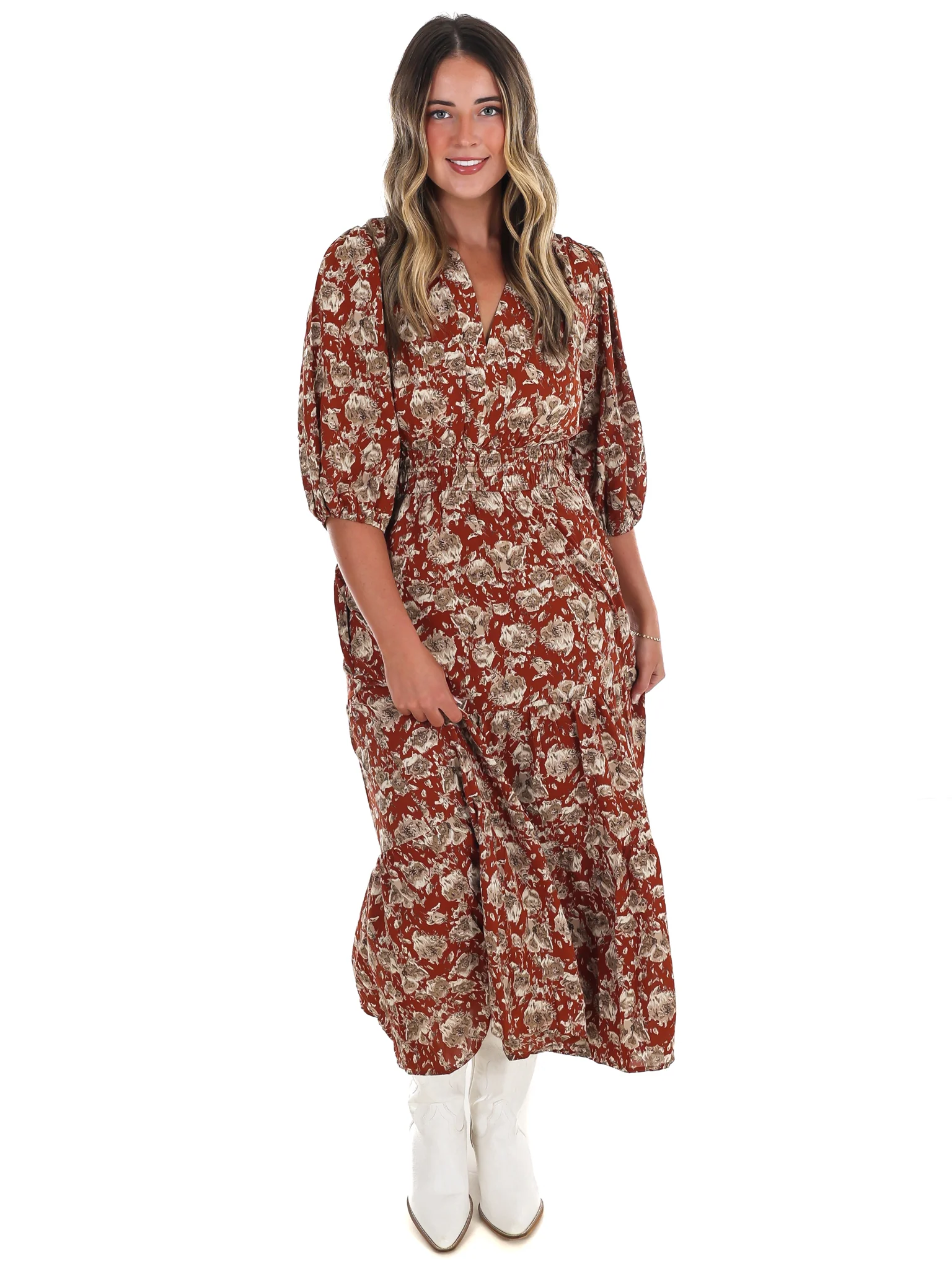 Acorn Trail Printed Midi Dress - Image 2