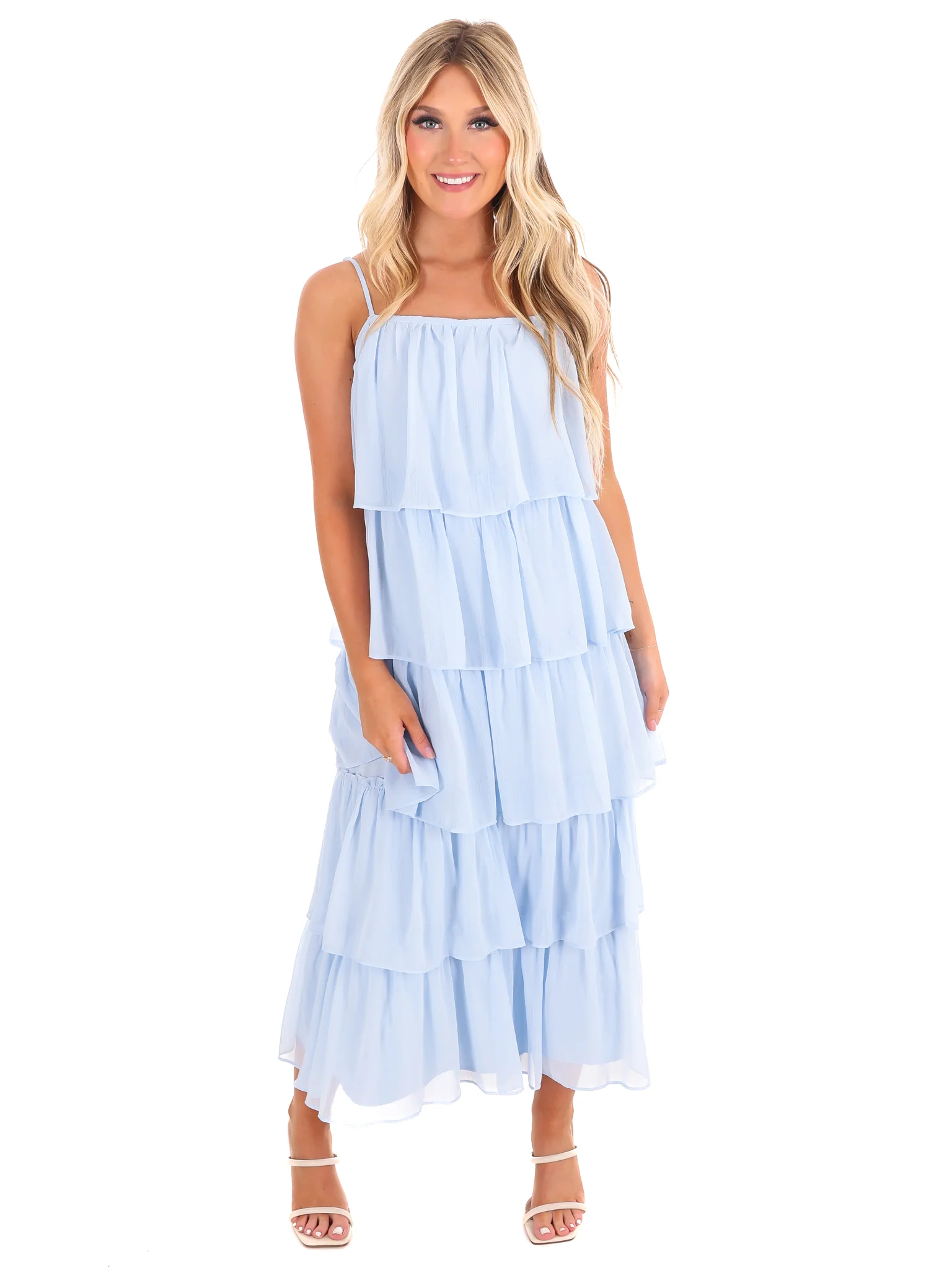 Admire You Tiered Midi Dress - Image 5