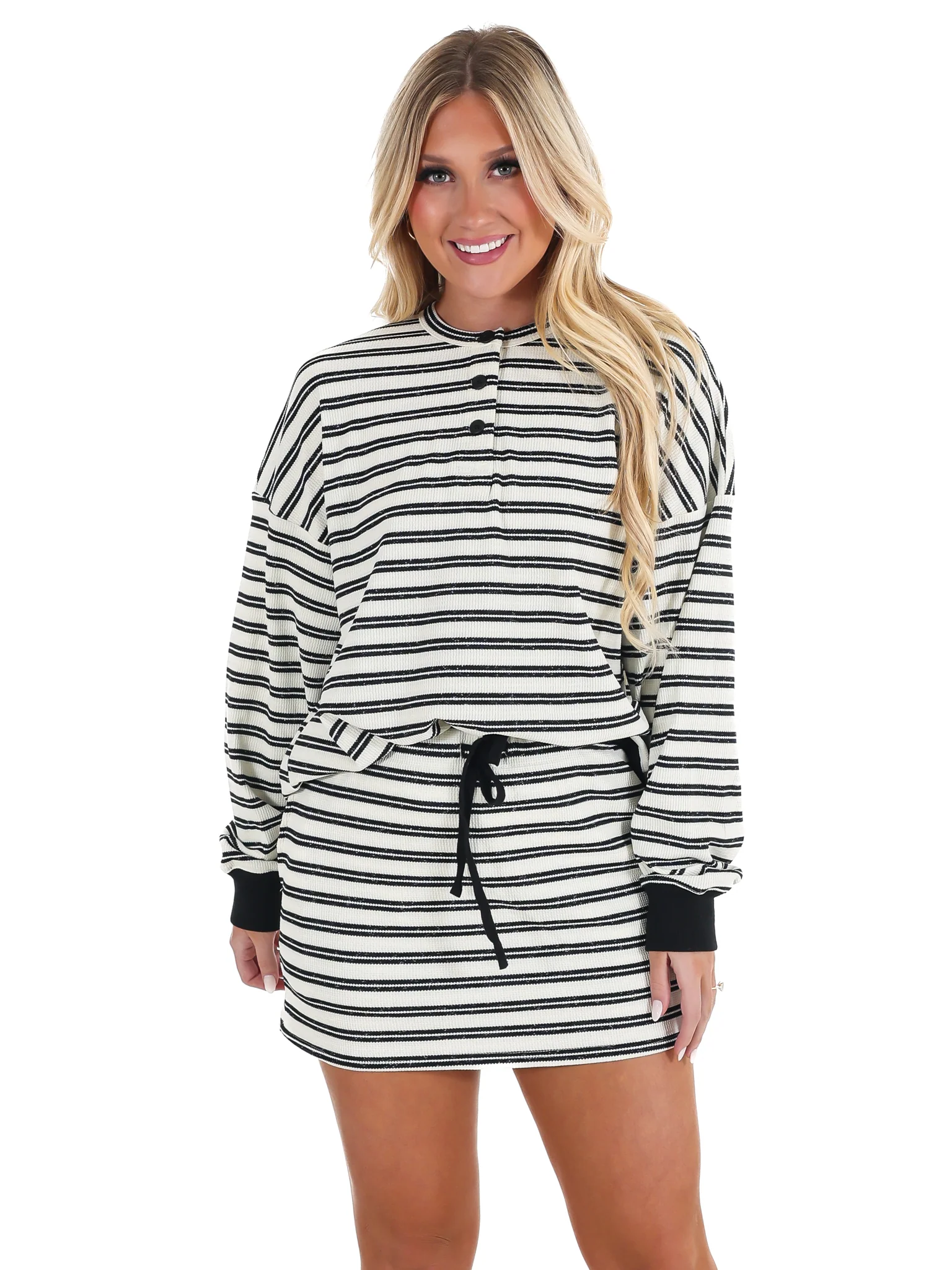 After Hours Stripe Two Piece Set - Image 3