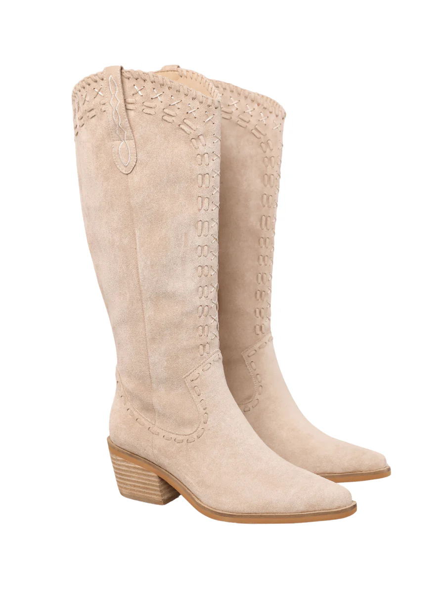 Alessia Suede Western Boot