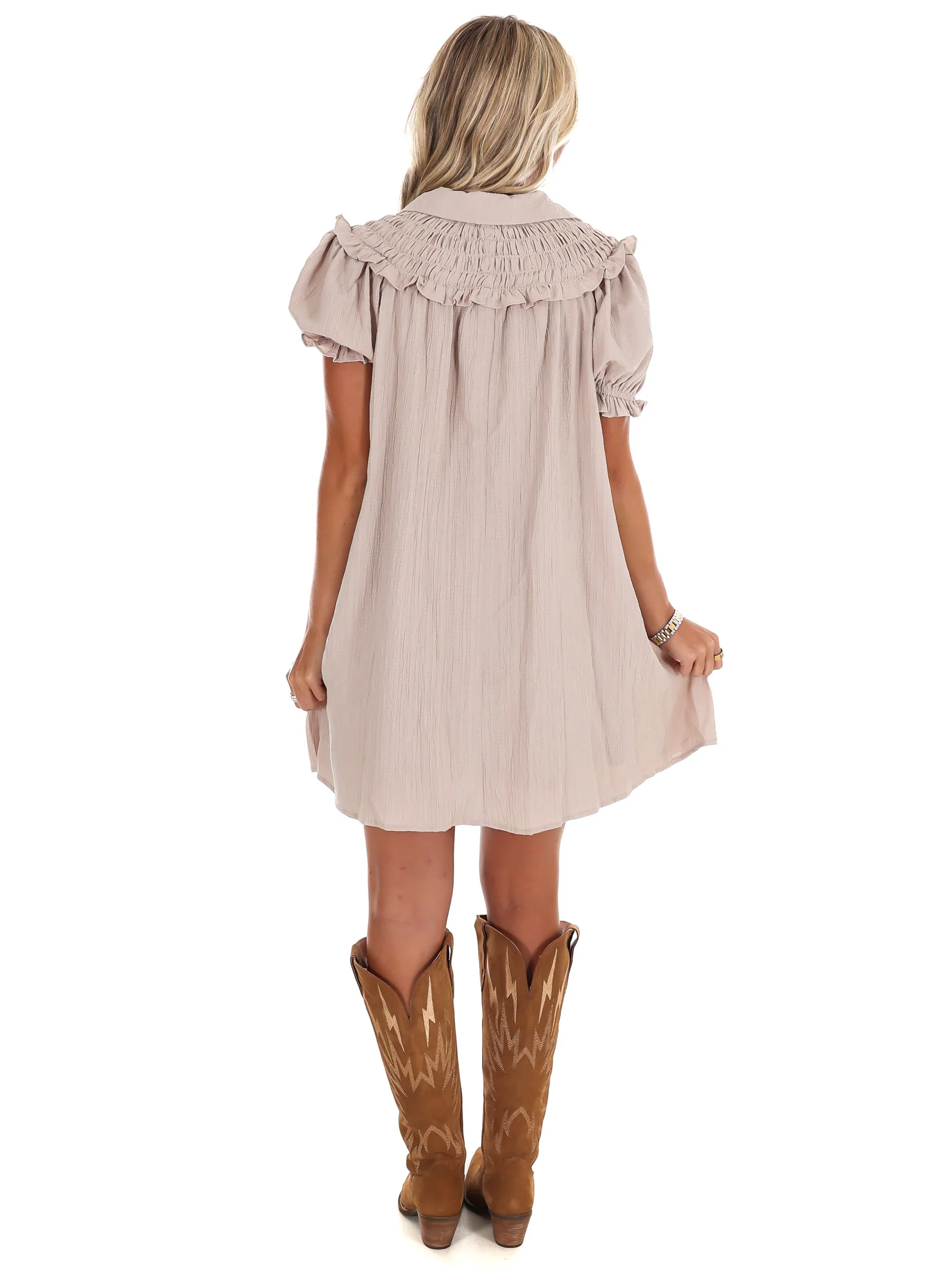 All I Want Ruffle Mini Dress - Image 16