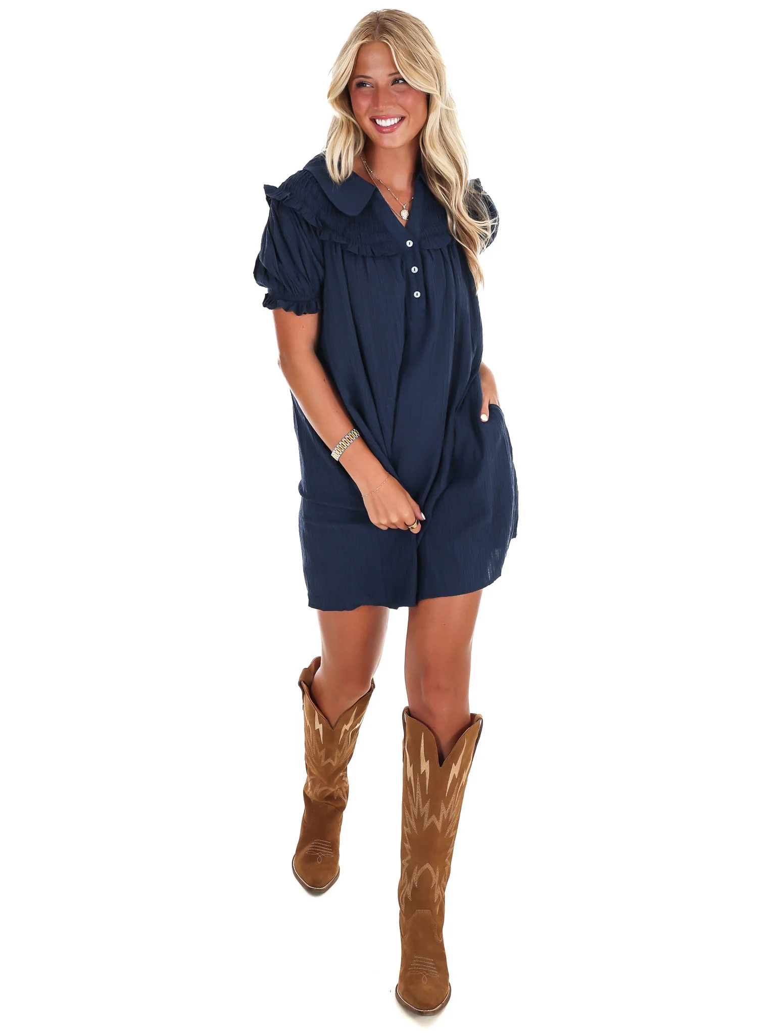 All I Want Ruffle Mini Dress - Image 2