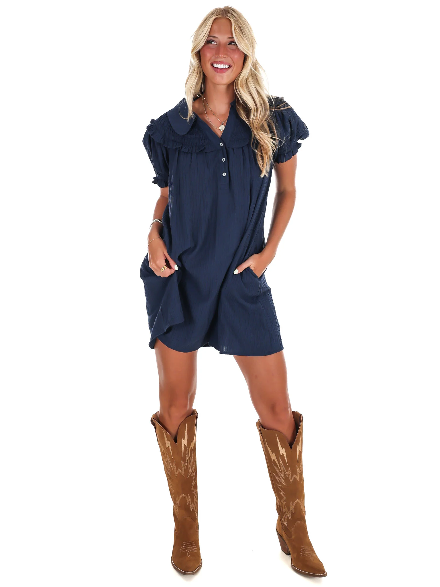 All I Want Ruffle Mini Dress - Image 4