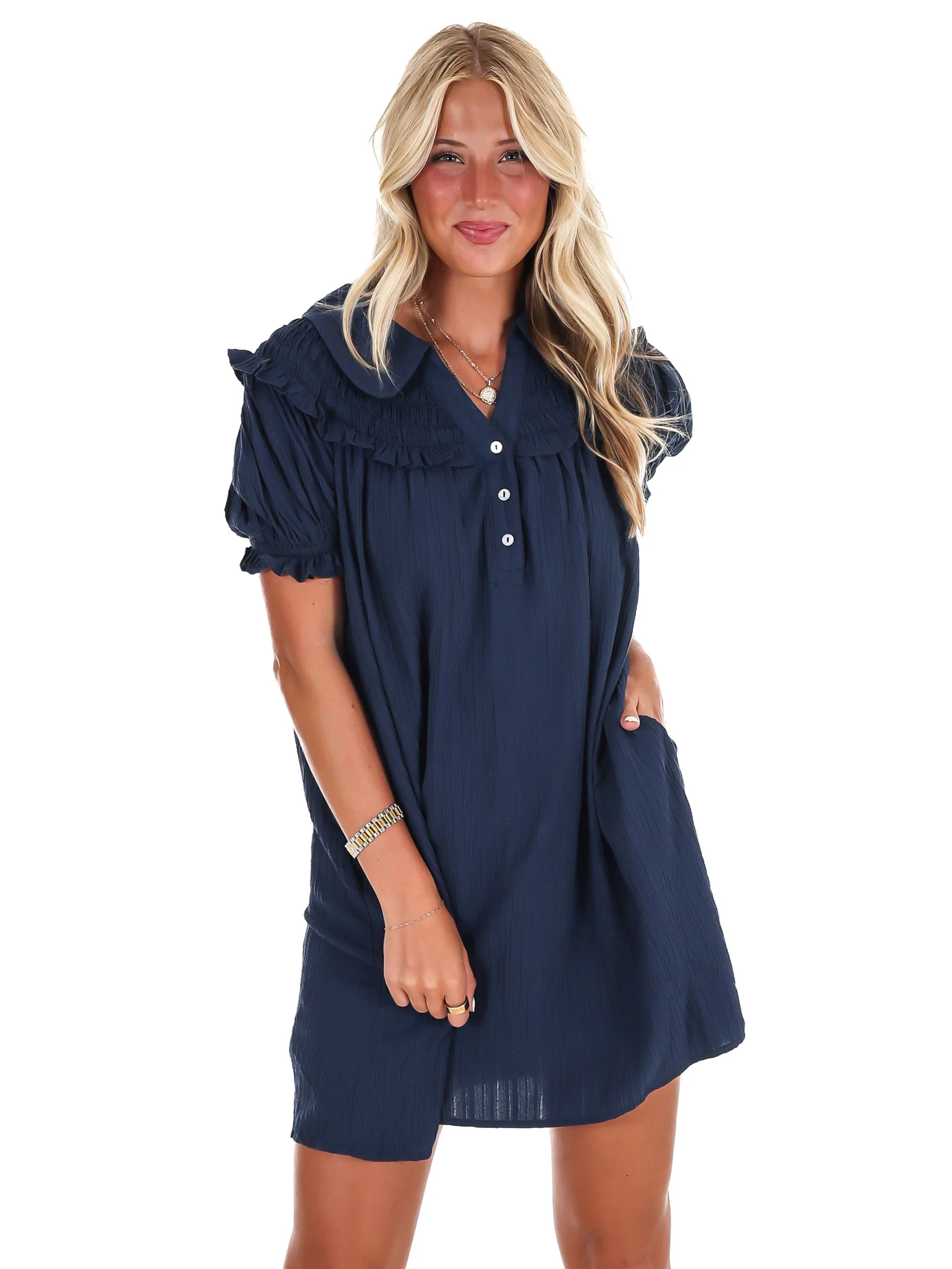 All I Want Ruffle Mini Dress - Image 5