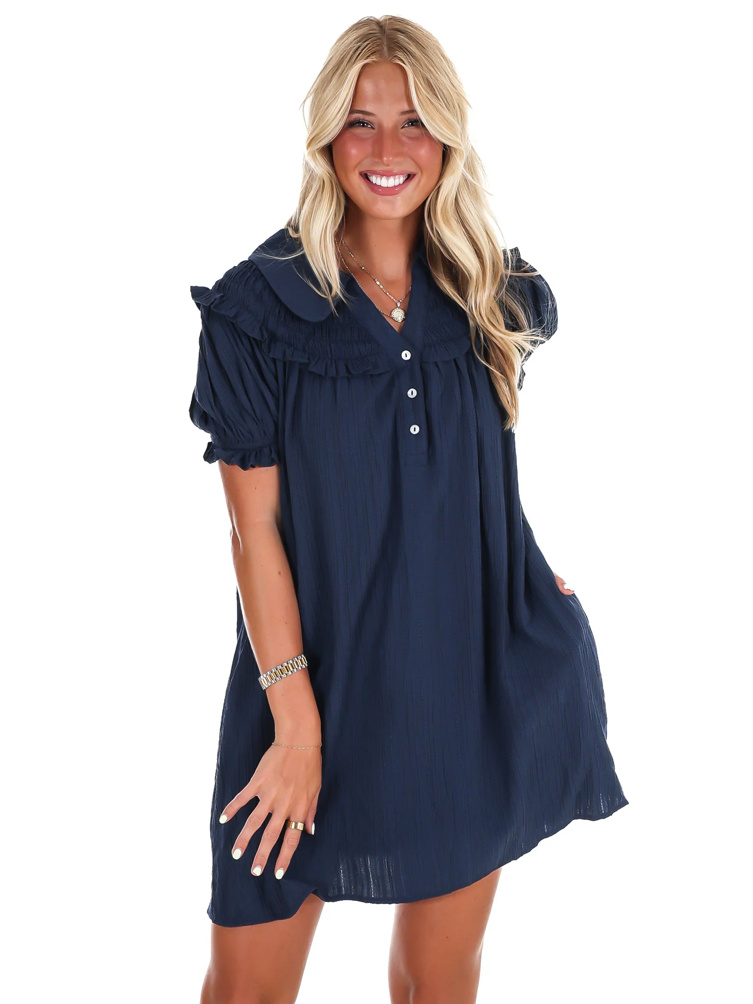 All I Want Ruffle Mini Dress - Image 7