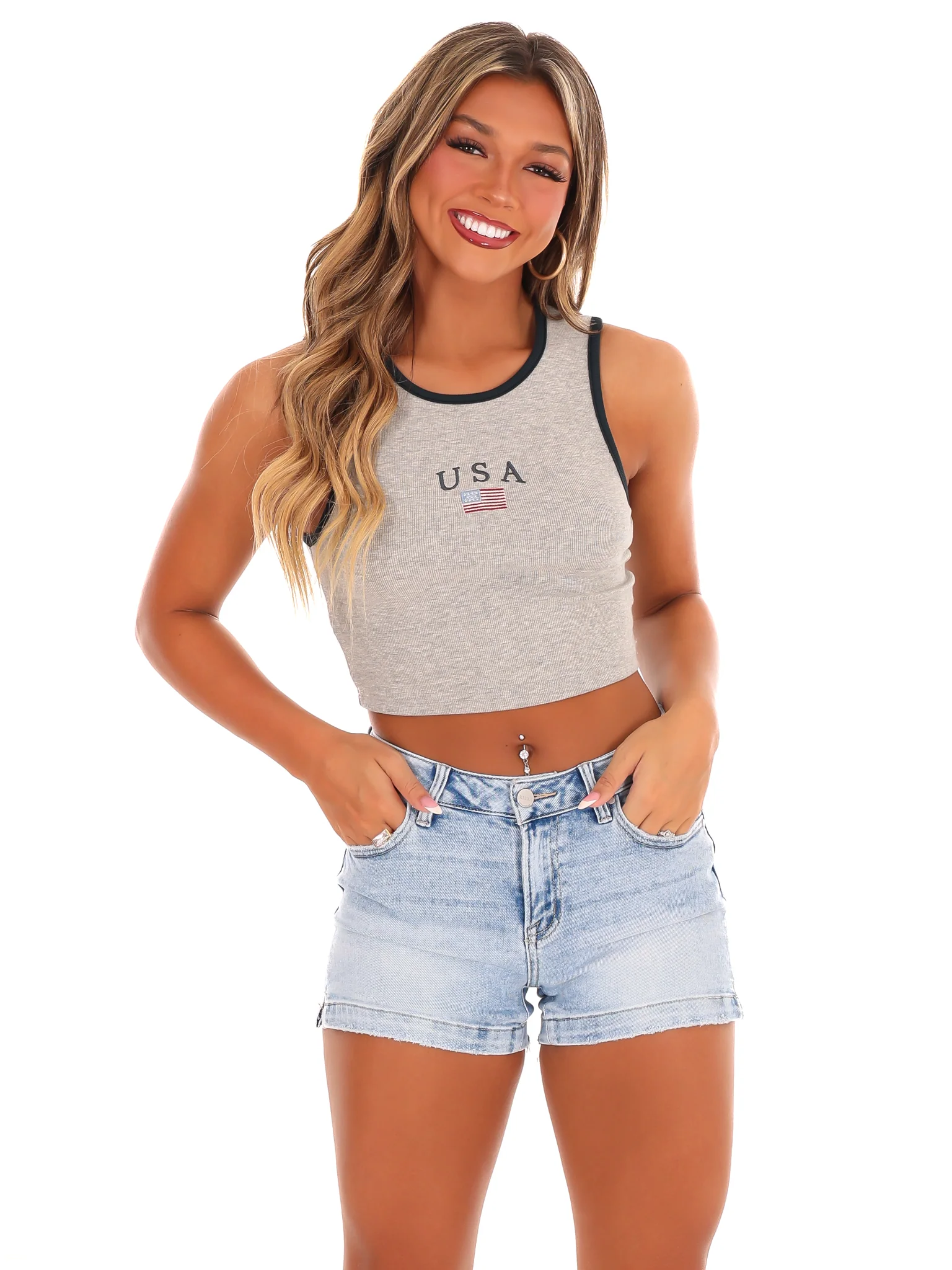 All in My Head Ribbed Crop Top - Image 3