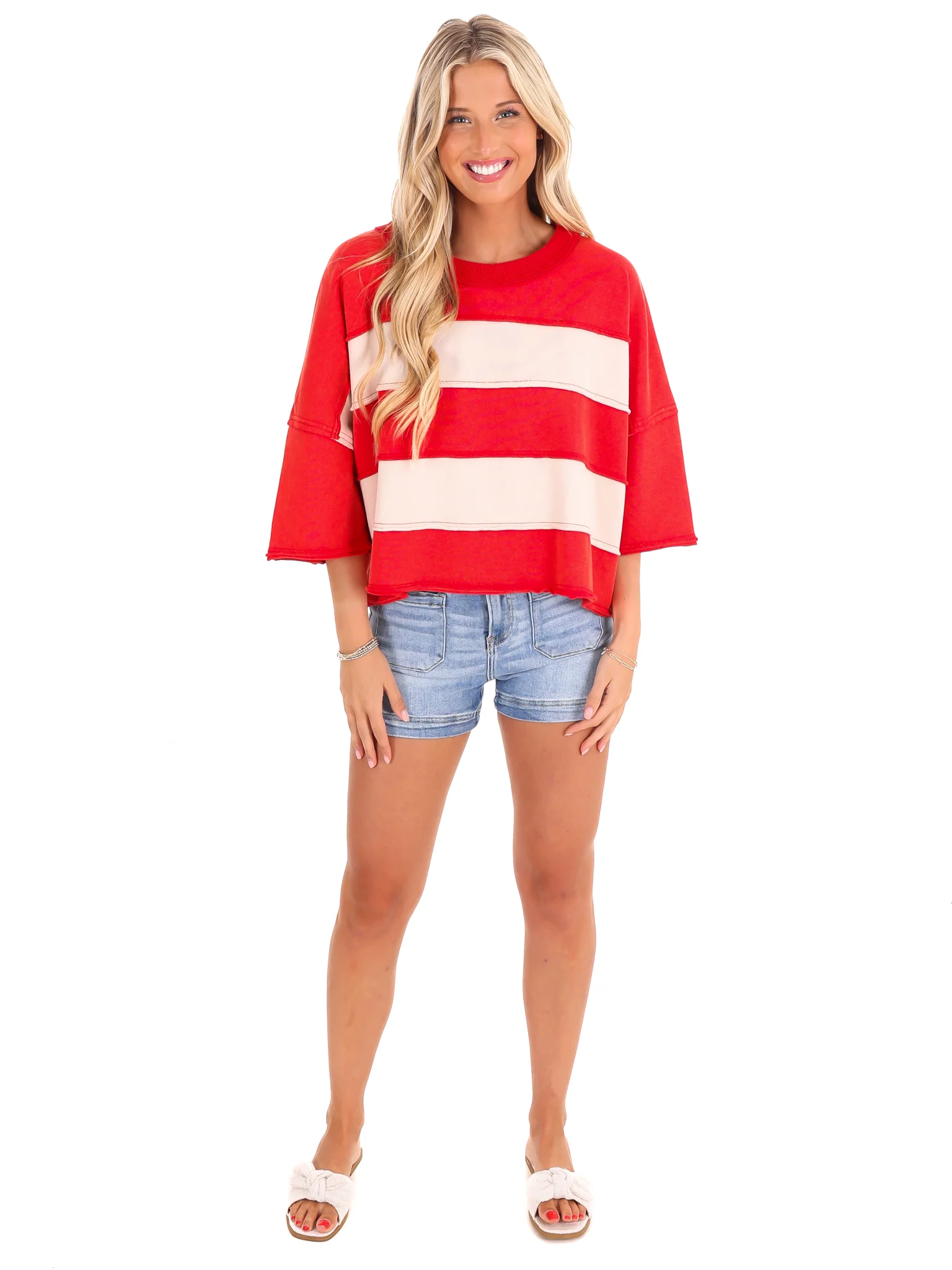 All My Friends Colorblock Crop Top - Image 2