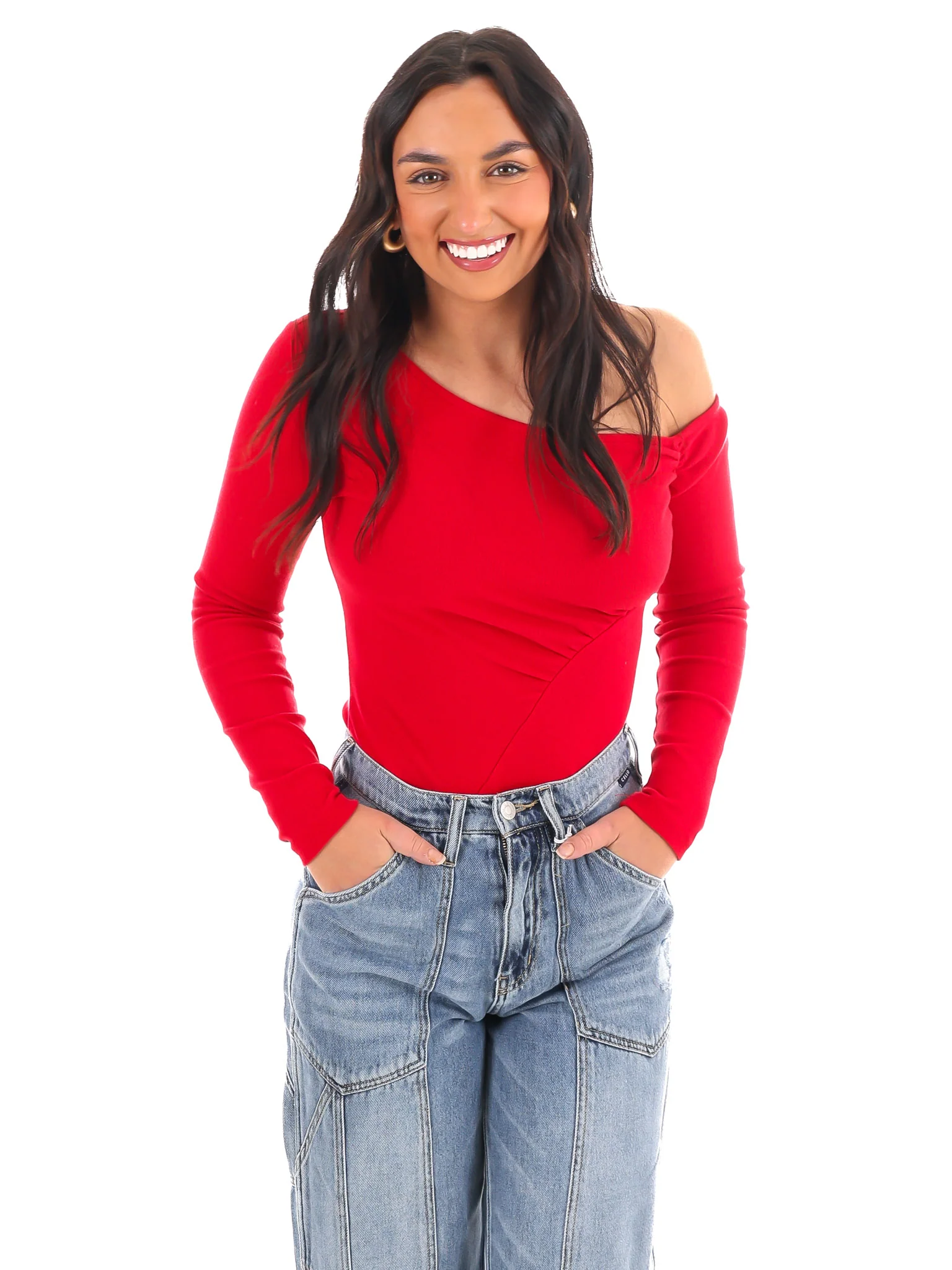 All She Wants One Shoulder Bodysuit - Image 5
