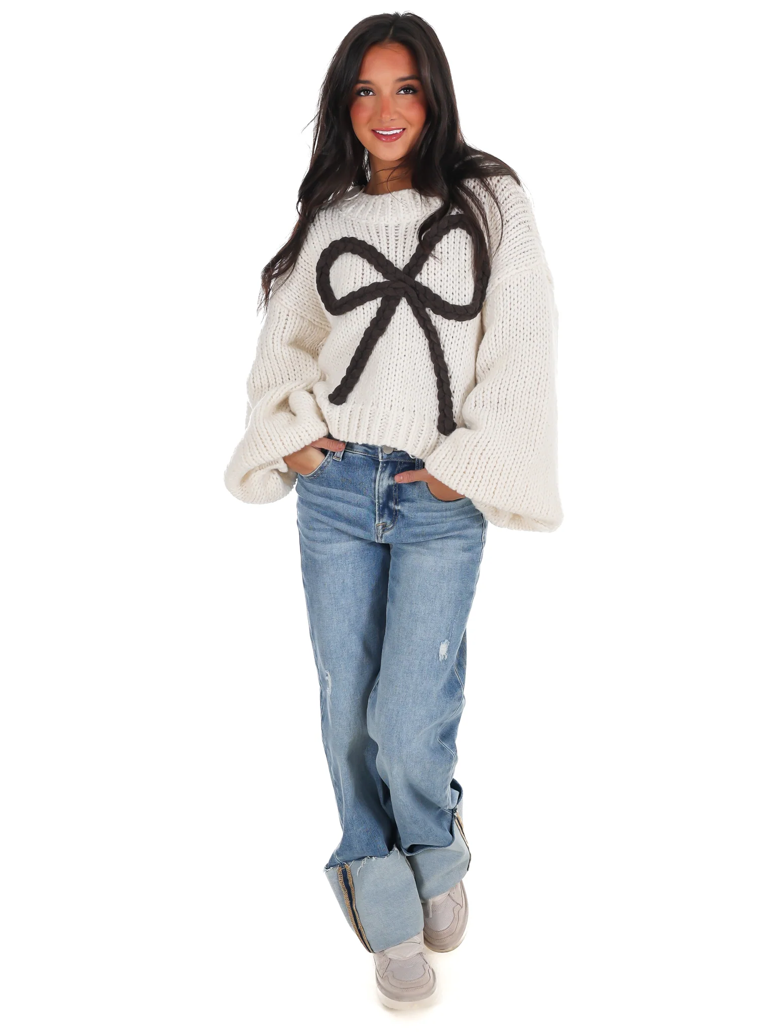 All Tied Up Ribbon Sweater - Image 4