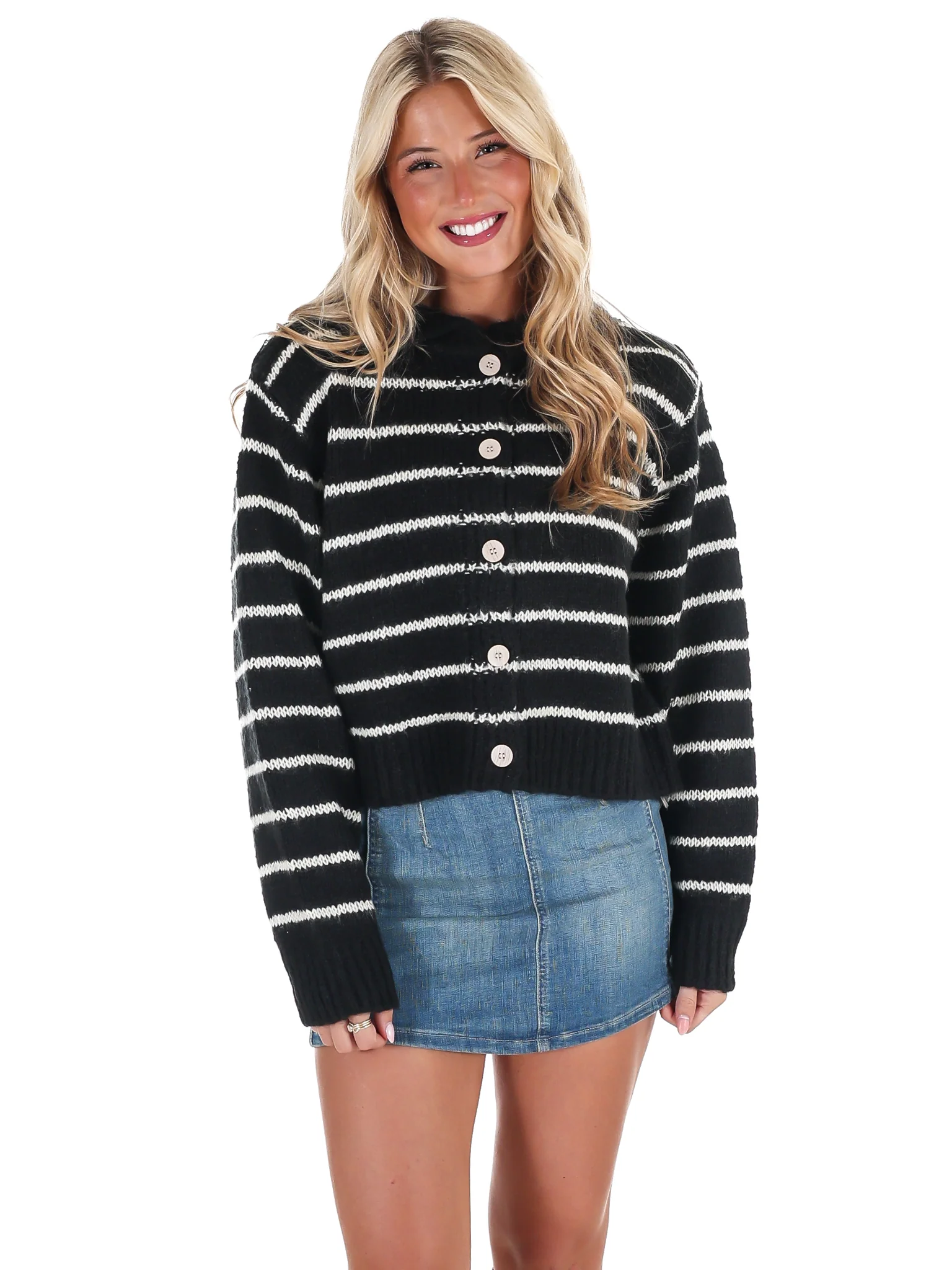 All to Yourself Stripe Cardigan - Image 11