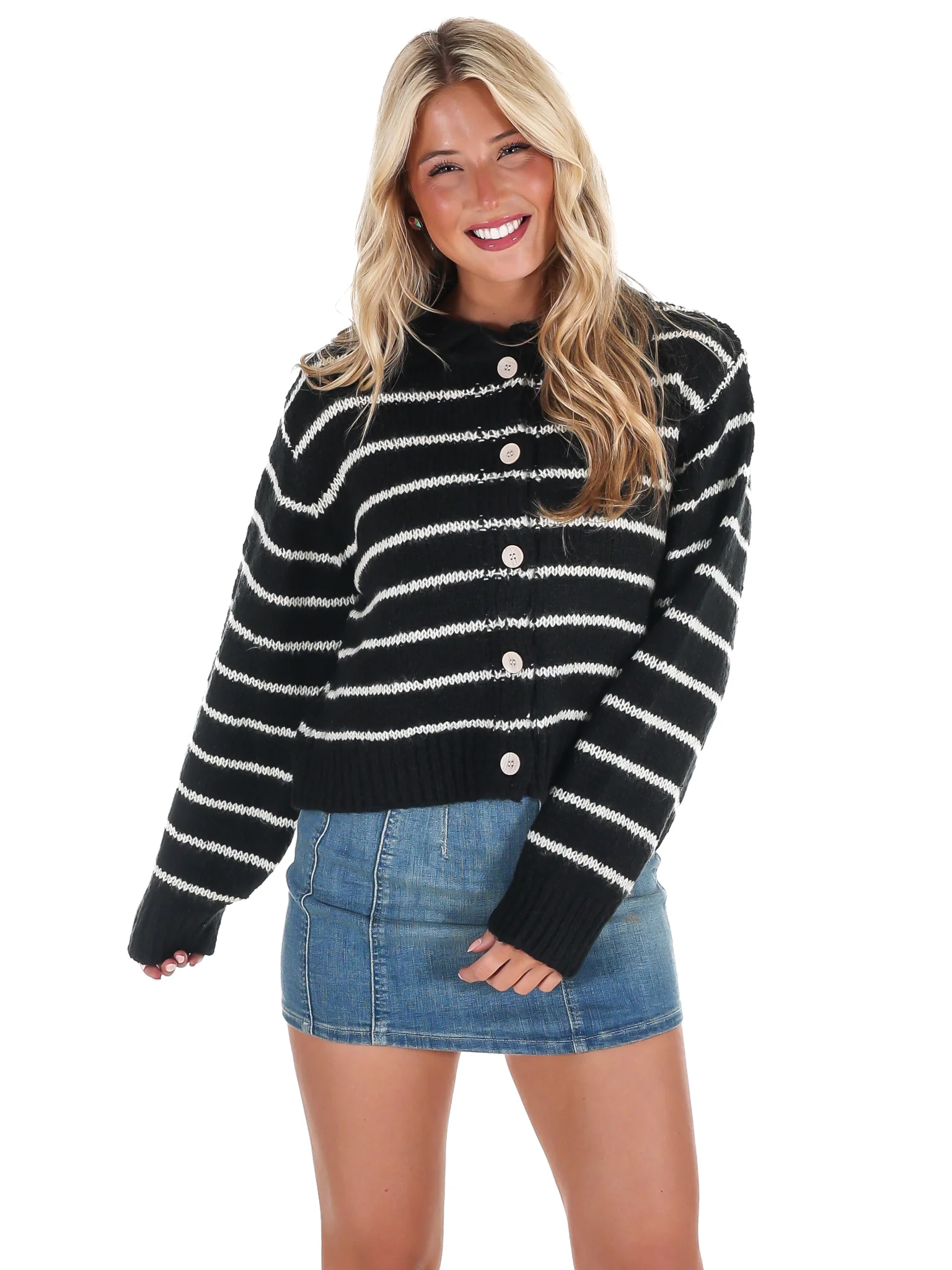 All to Yourself Stripe Cardigan - Image 15