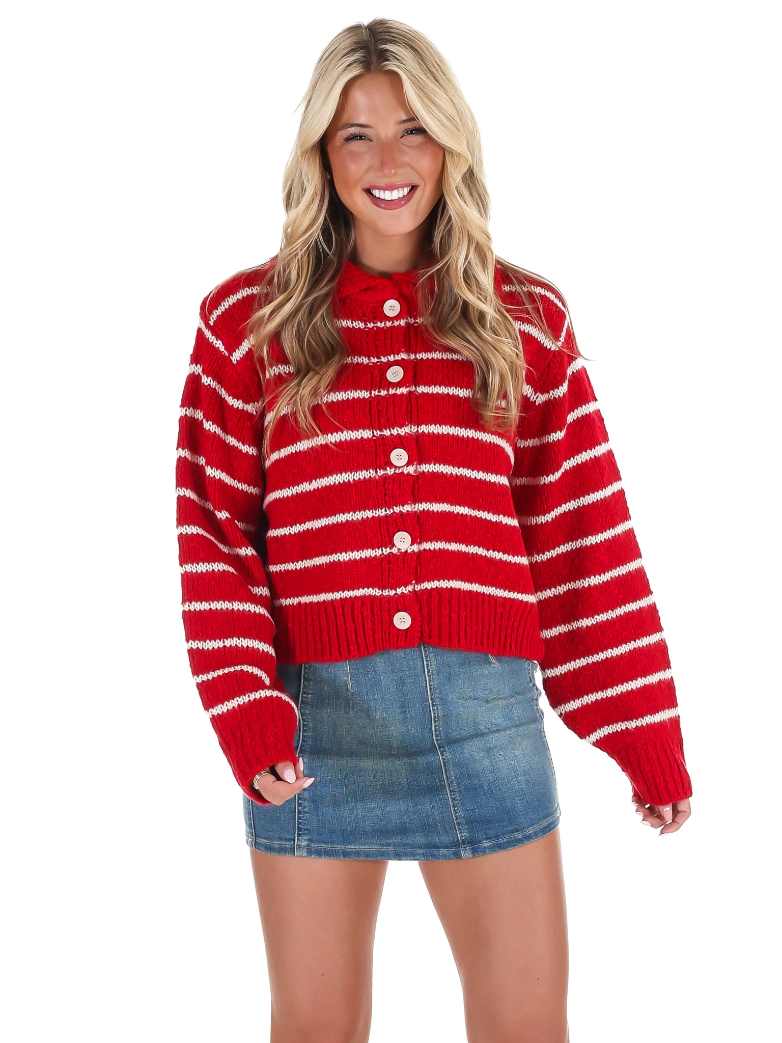 All to Yourself Stripe Cardigan - Image 18