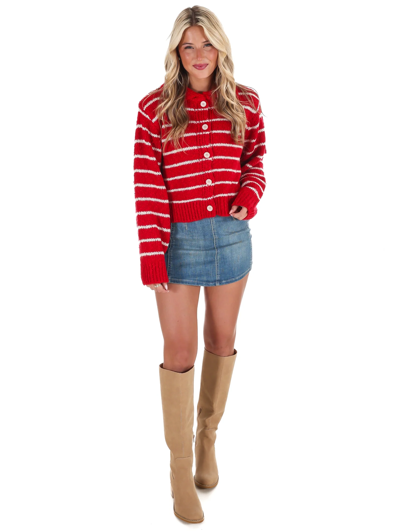 All to Yourself Stripe Cardigan - Image 23
