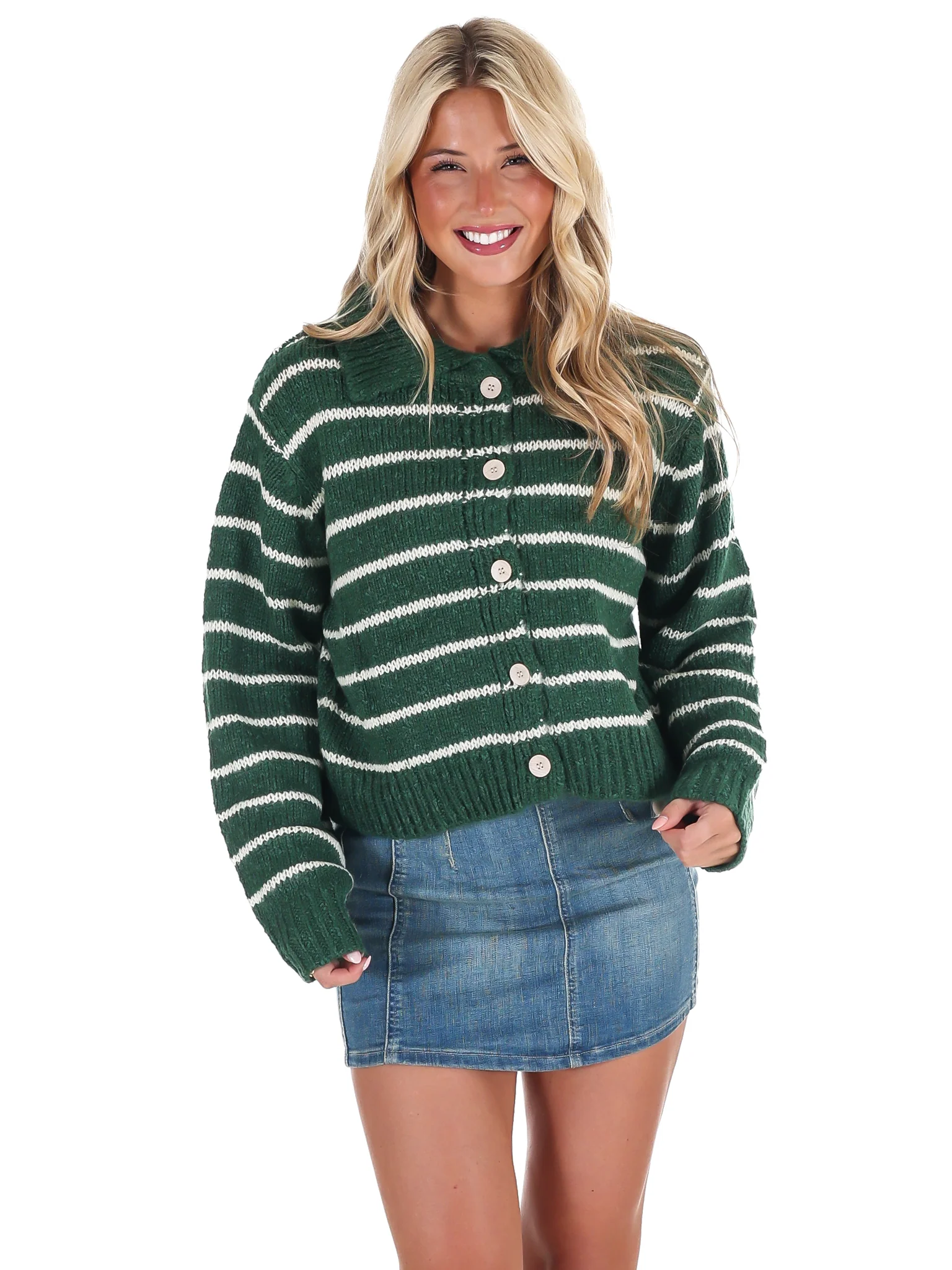 All to Yourself Stripe Cardigan - Image 3