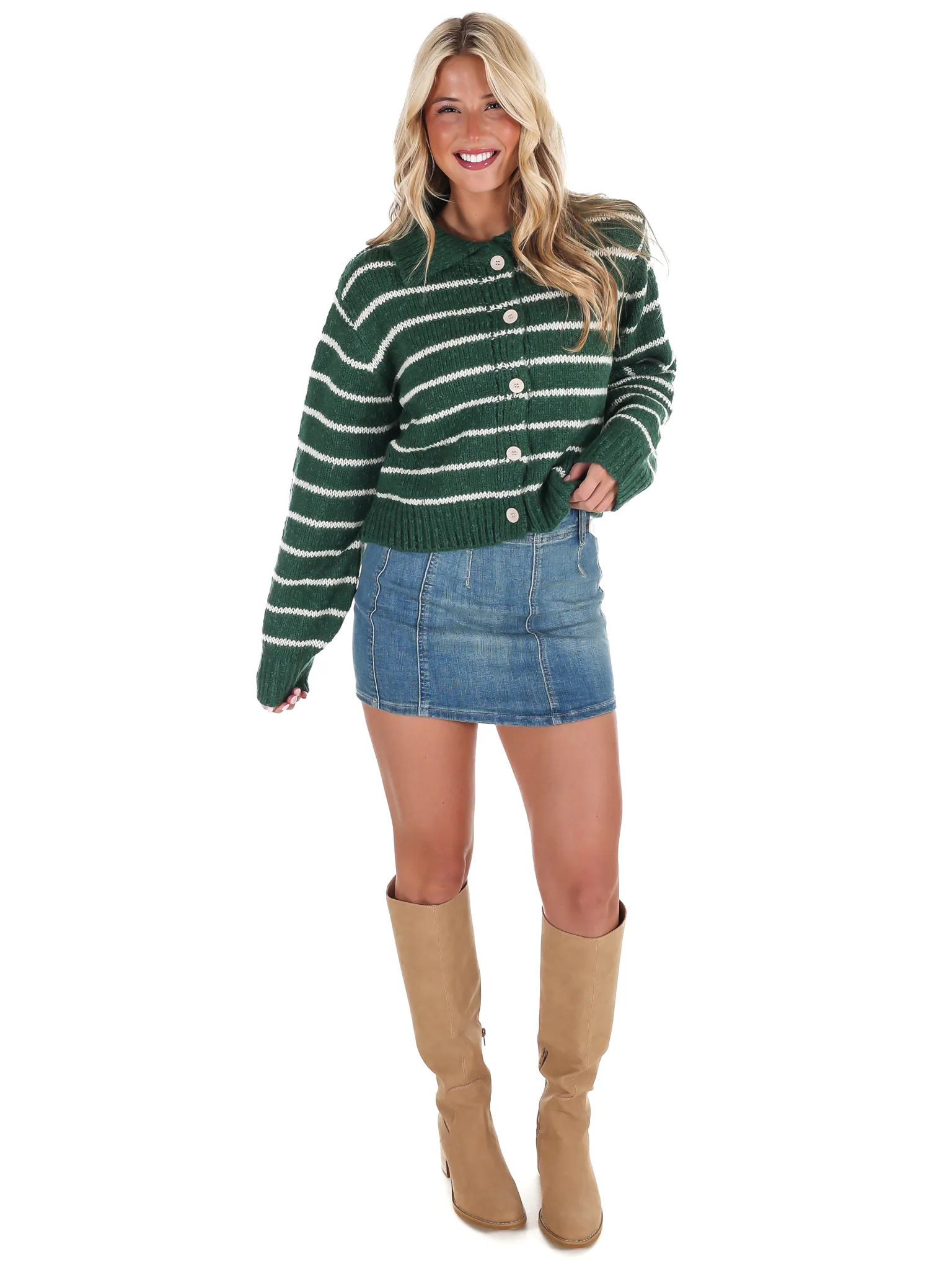 All to Yourself Stripe Cardigan - Image 7