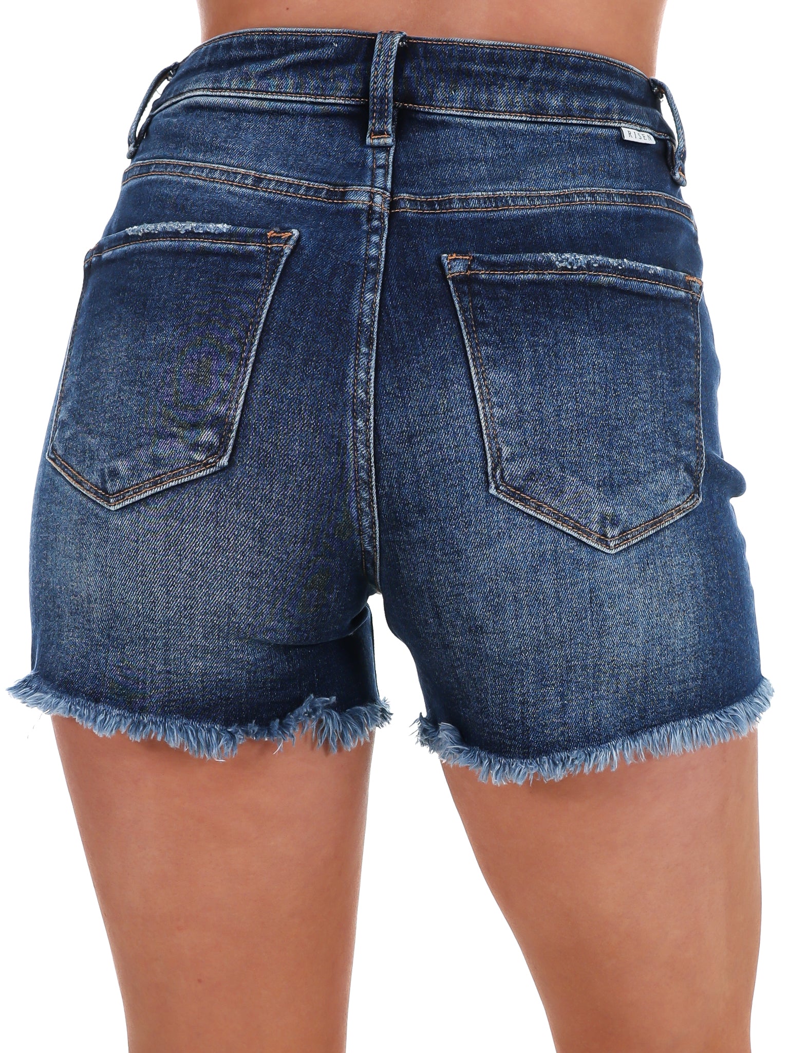 All You Wanted High Rise Fray Hem Shorts - Image 8
