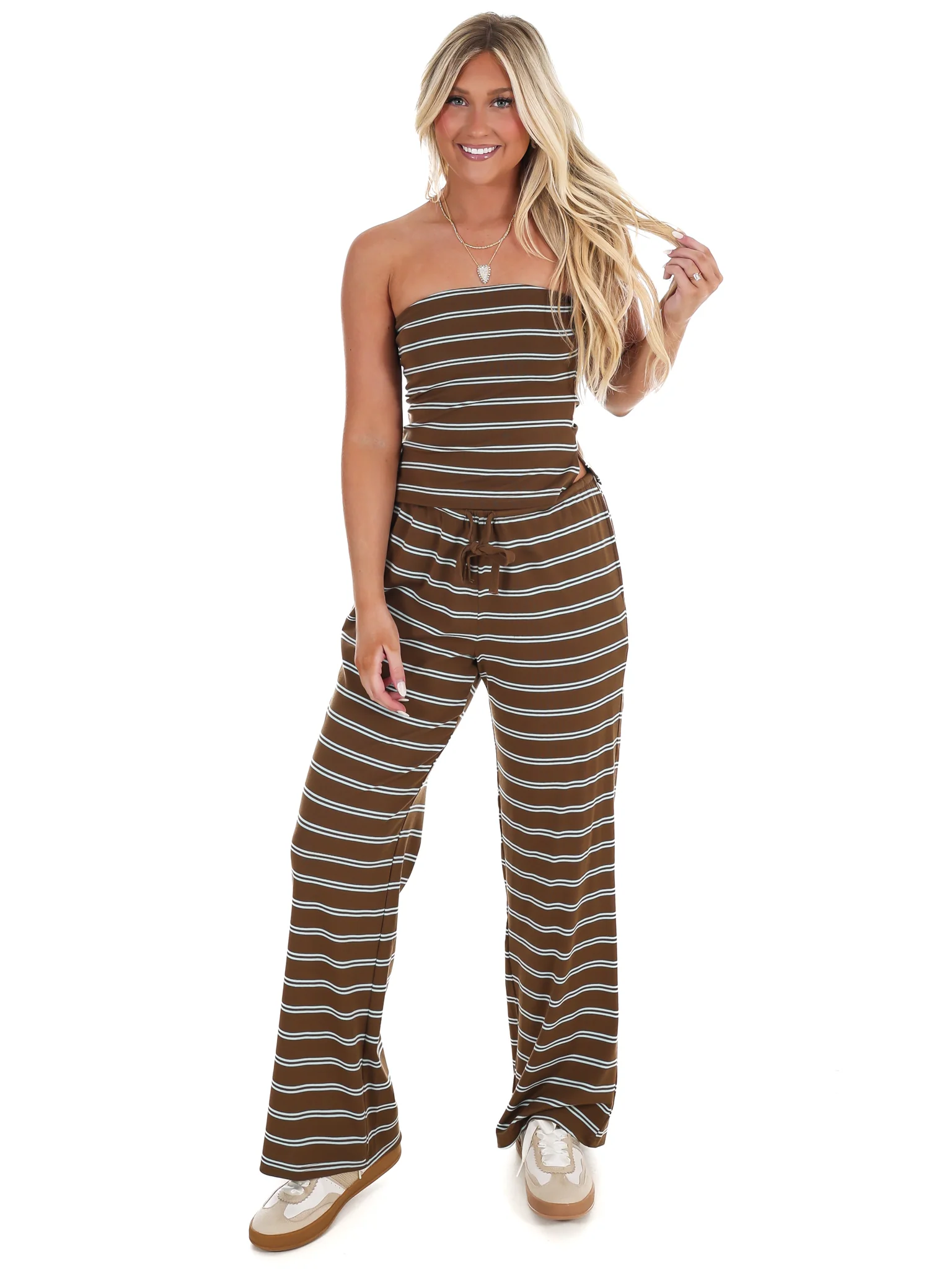 Along the Lines Stripe Two Piece Set - Image 12