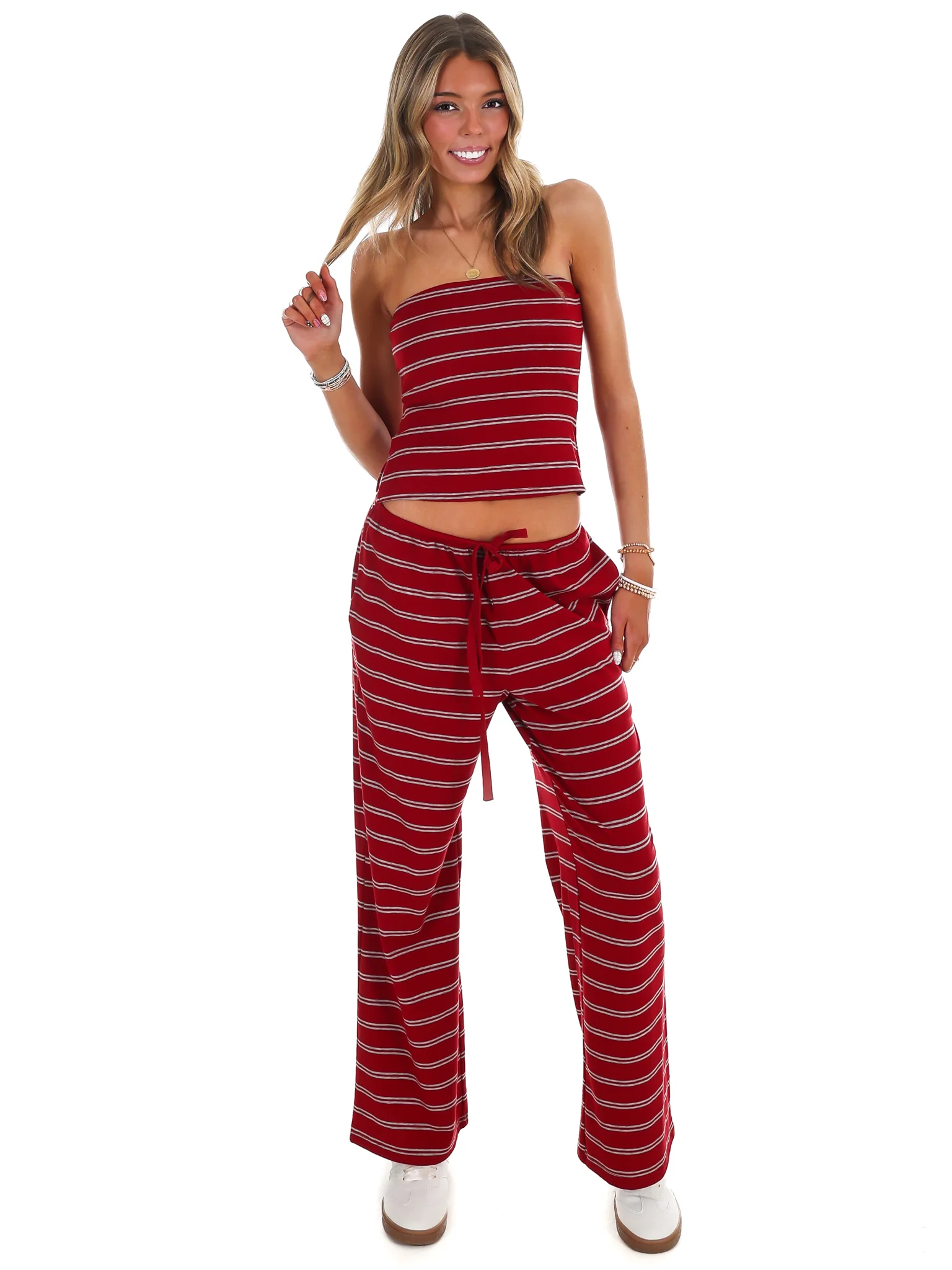 Along the Lines Stripe Two Piece Set - Image 6