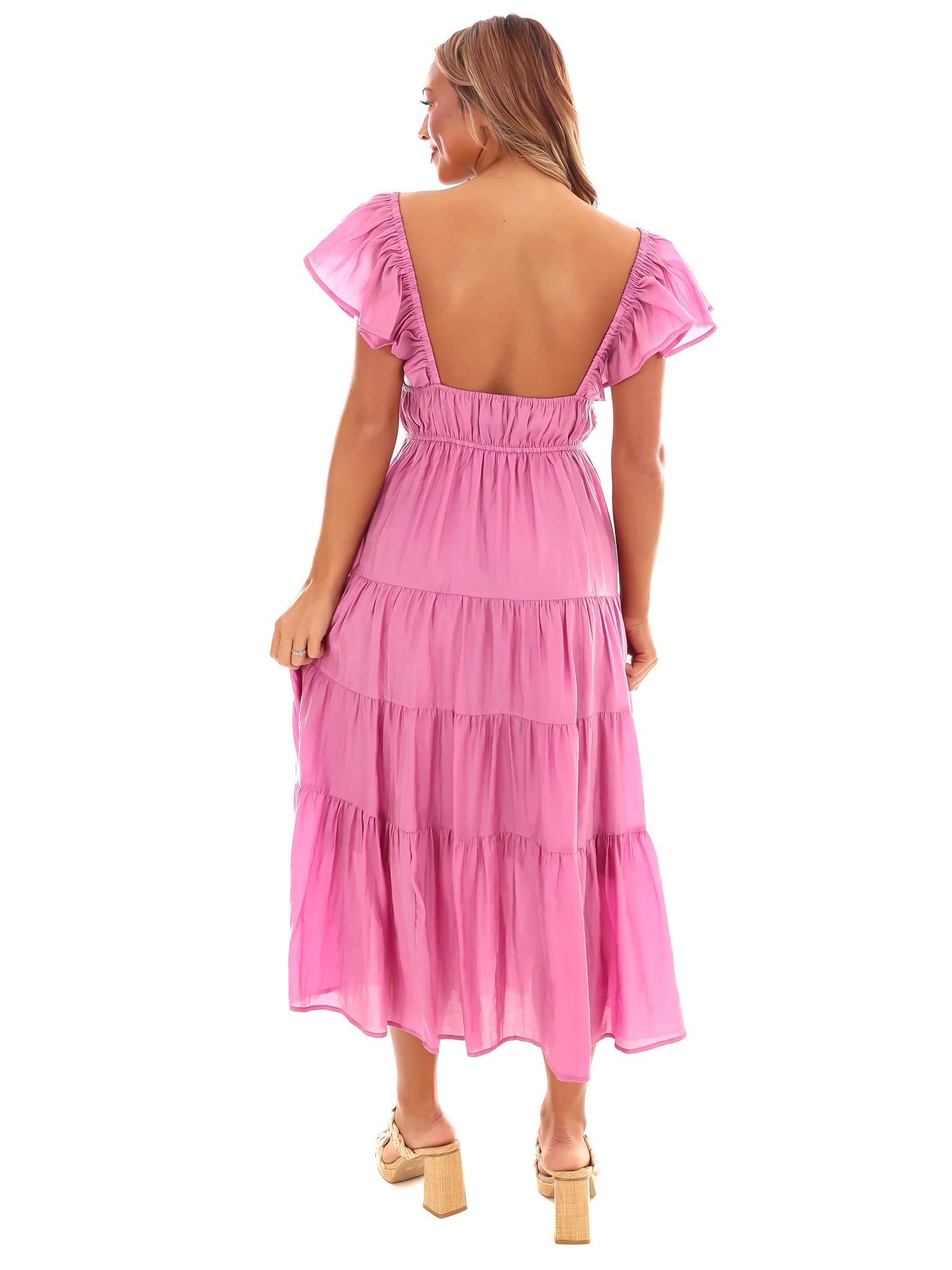 Always Forever Tiered Midi Dress - Image 19
