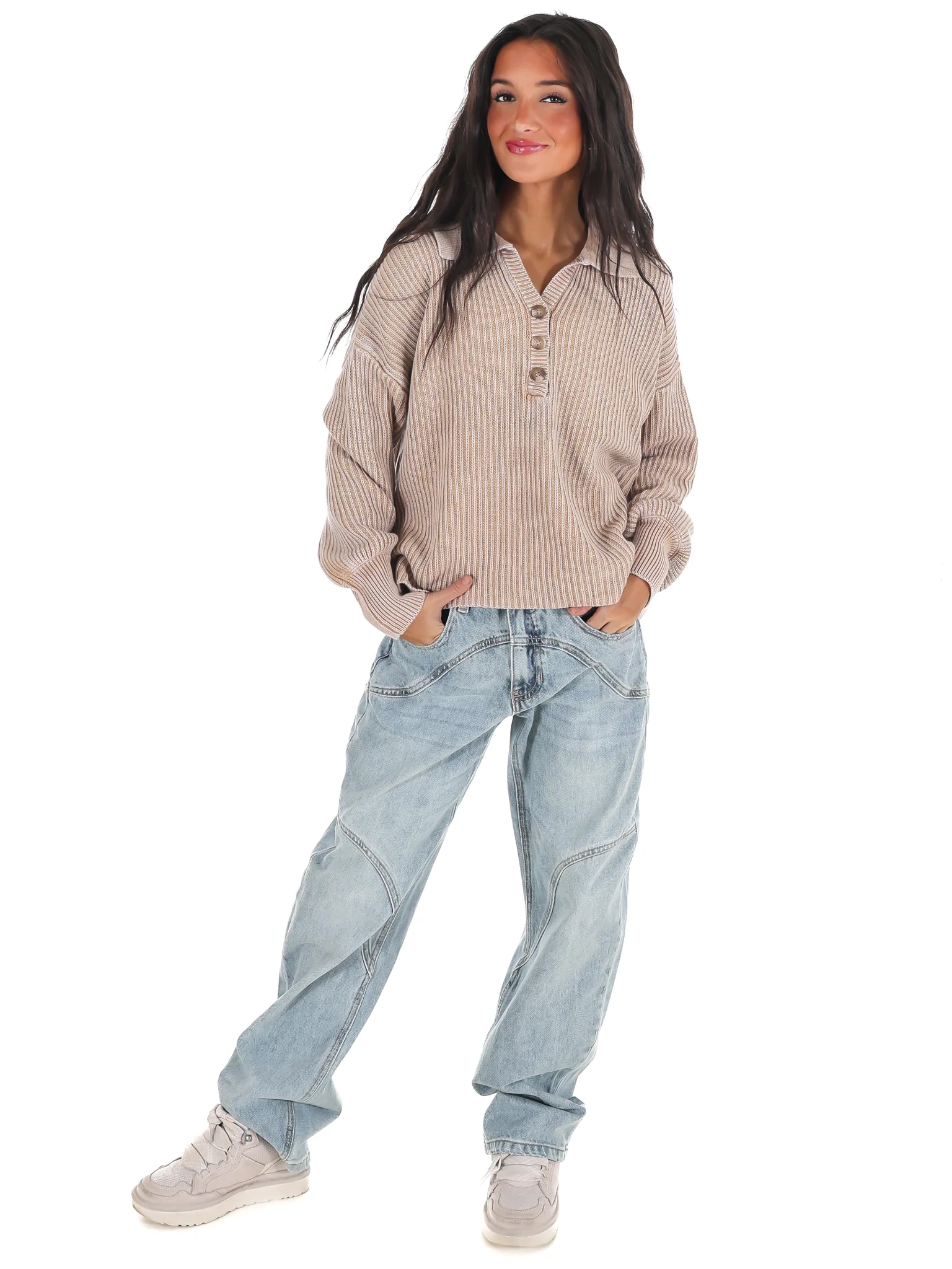 Always on Point Collared Sweater - Image 11