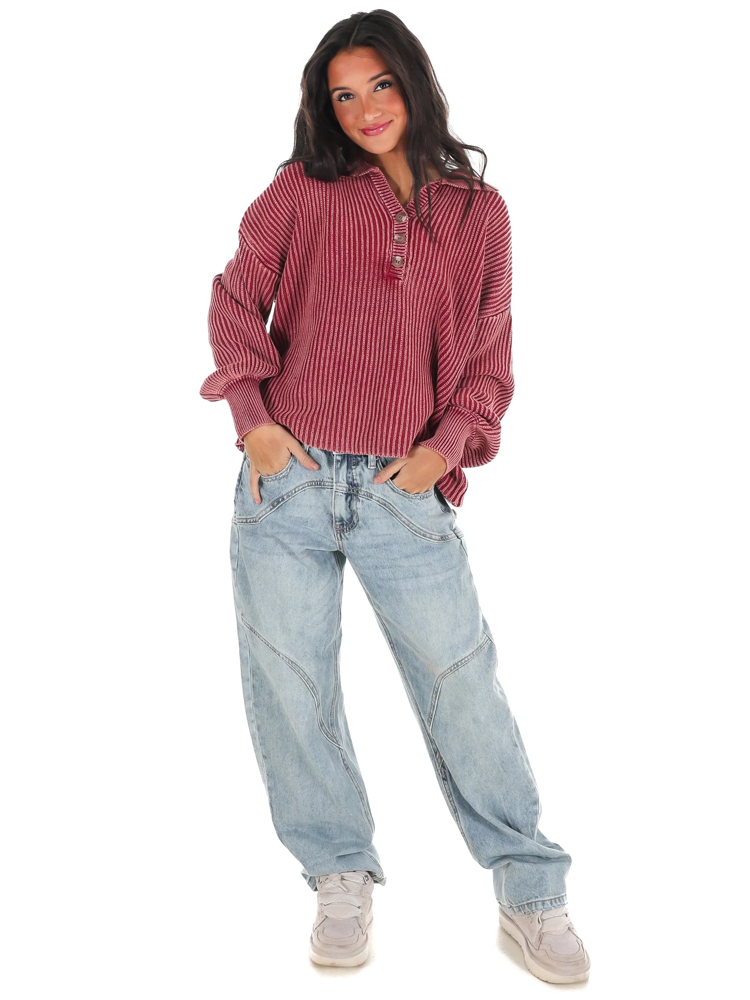 Always on Point Collared Sweater - Image 16