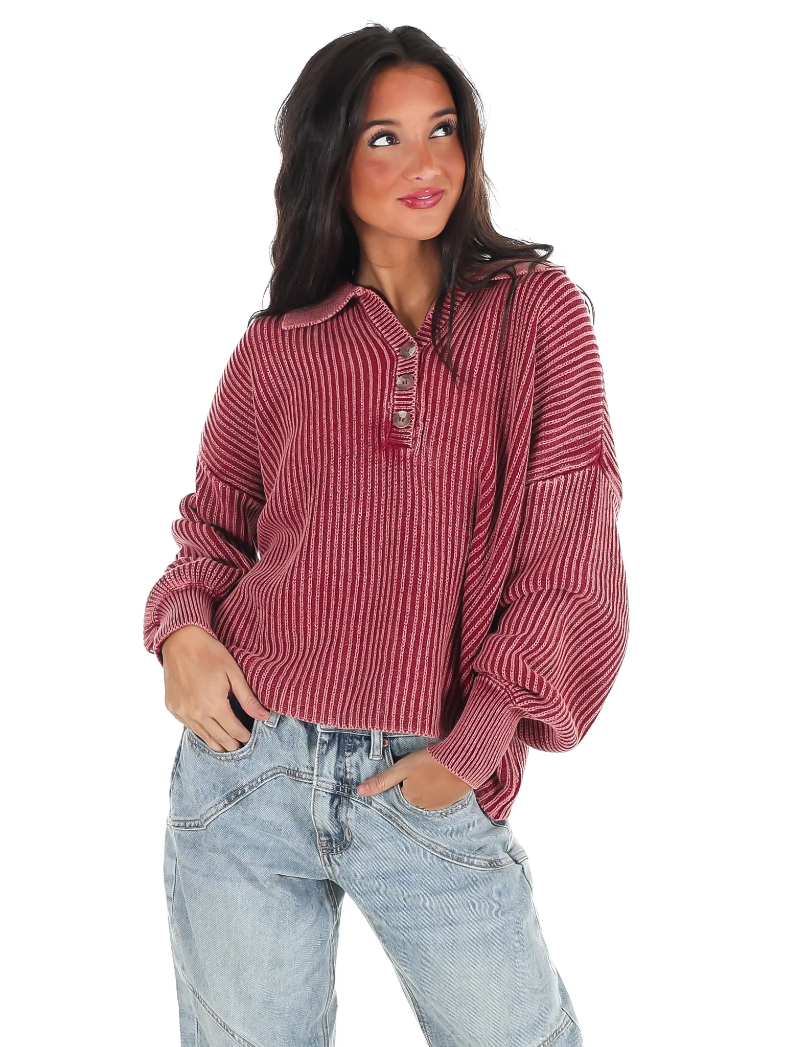 Always on Point Collared Sweater - Image 17