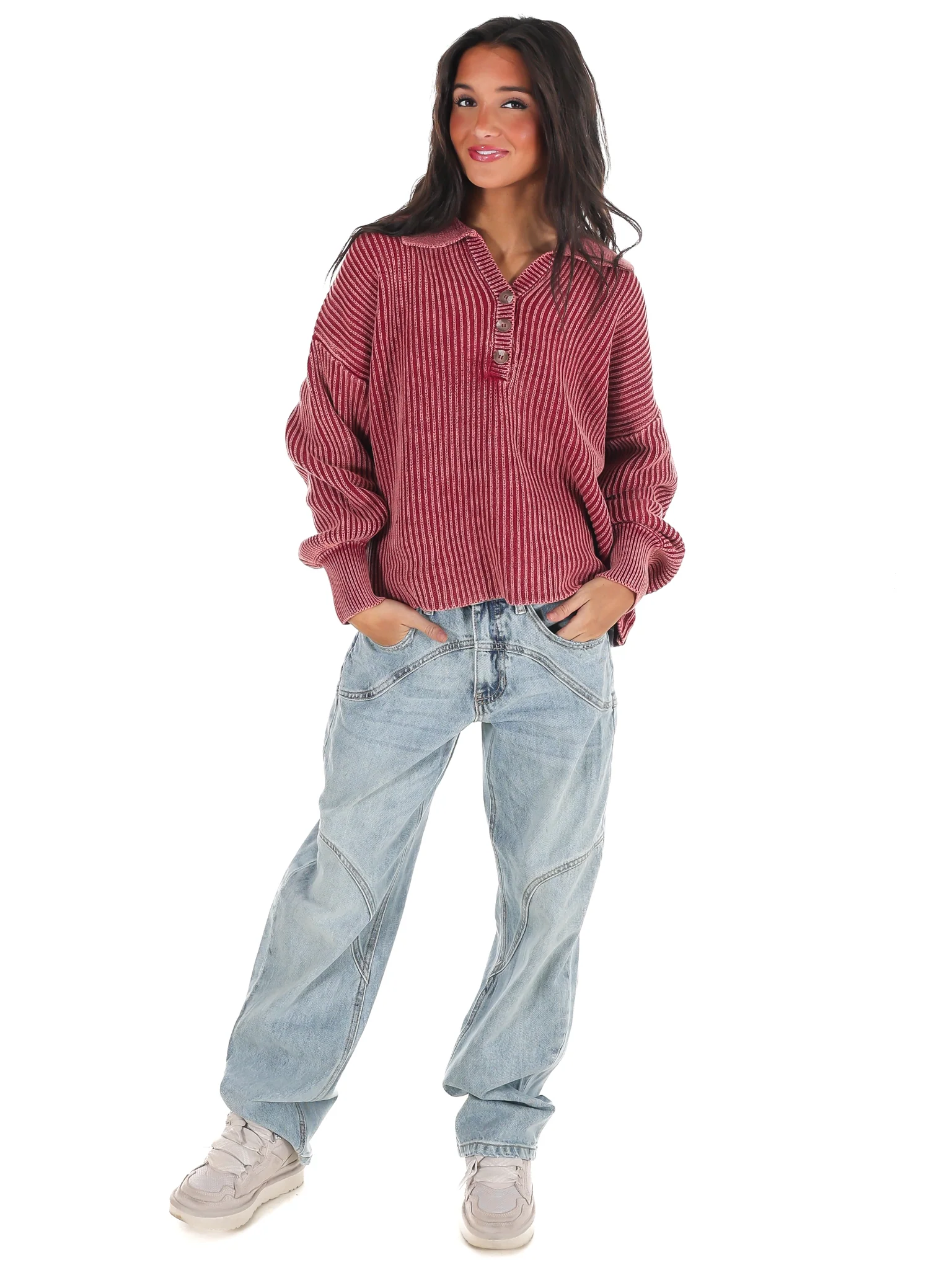 Always on Point Collared Sweater - Image 18