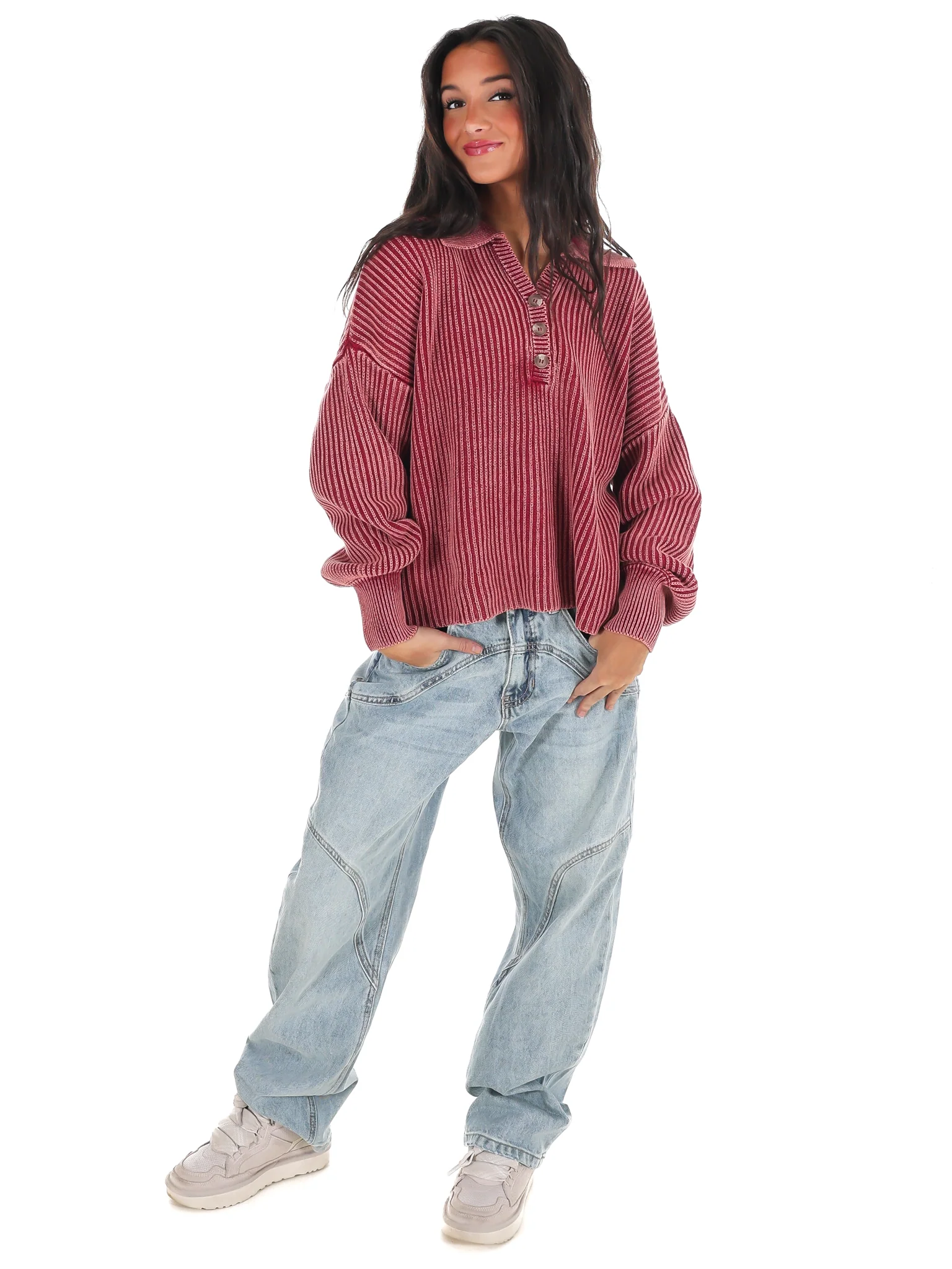 Always on Point Collared Sweater - Image 21