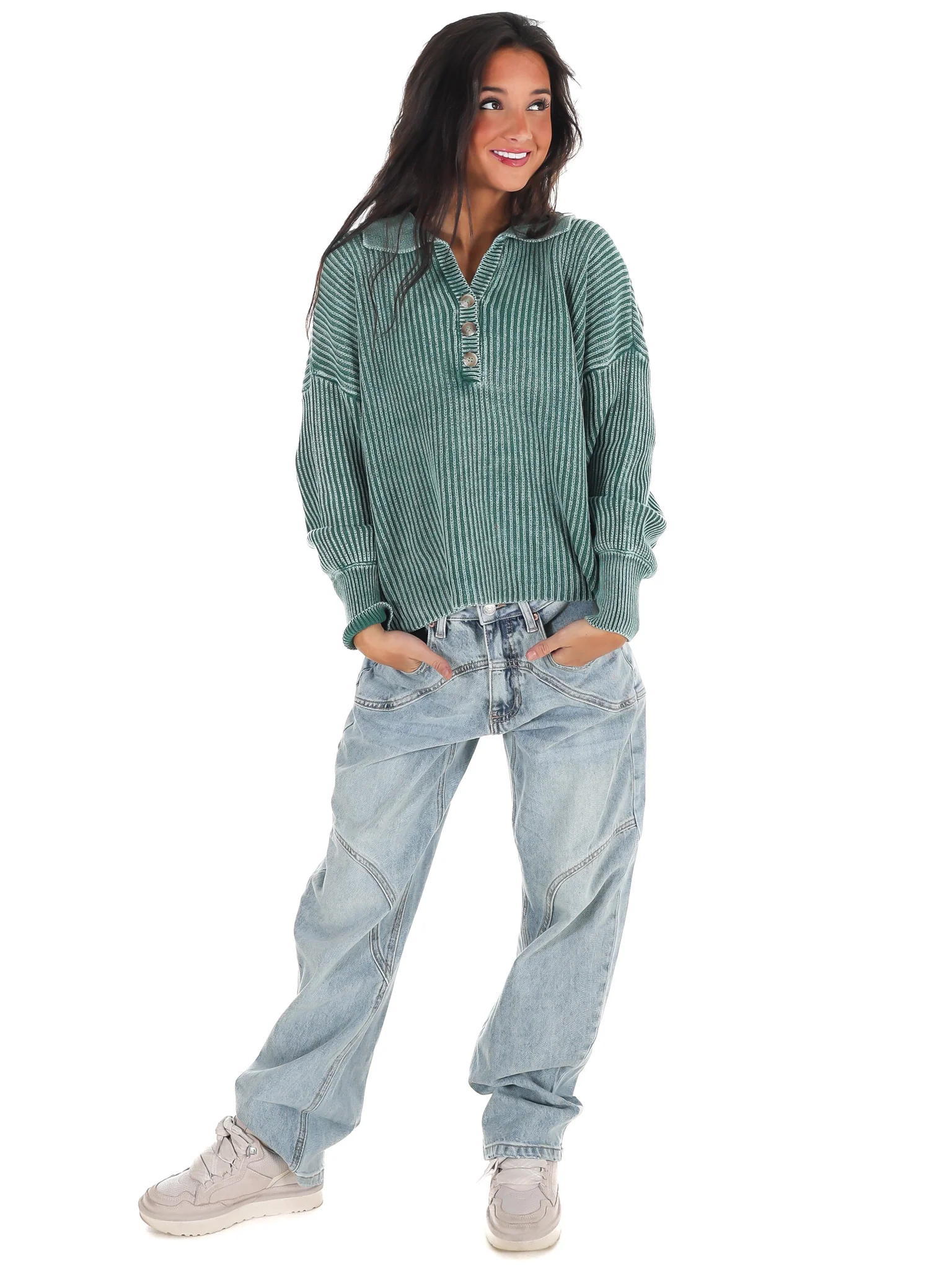 Always on Point Collared Sweater - Image 34