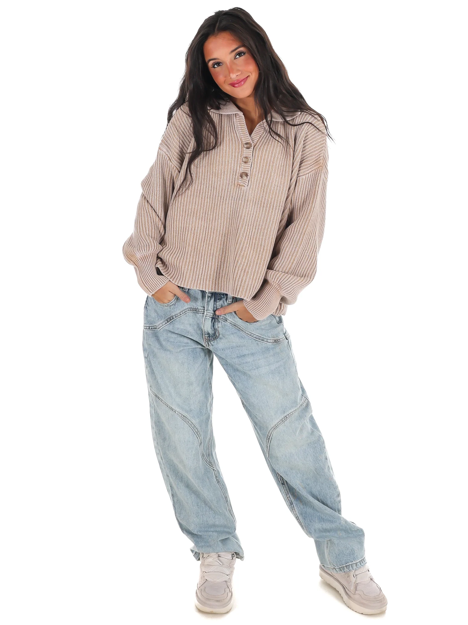 Always on Point Collared Sweater - Image 9