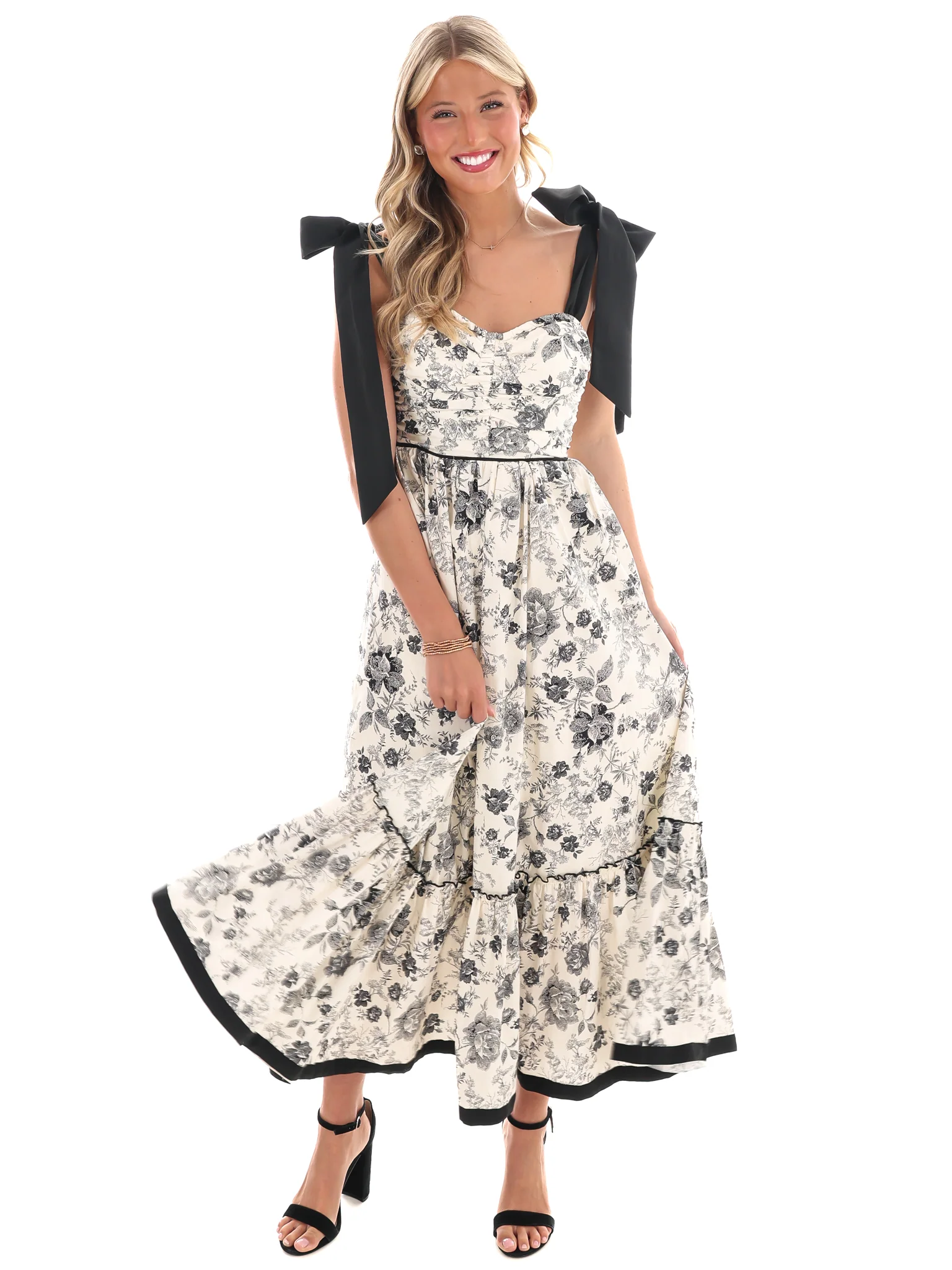 Antique Markets Floral Maxi Dress - Image 4