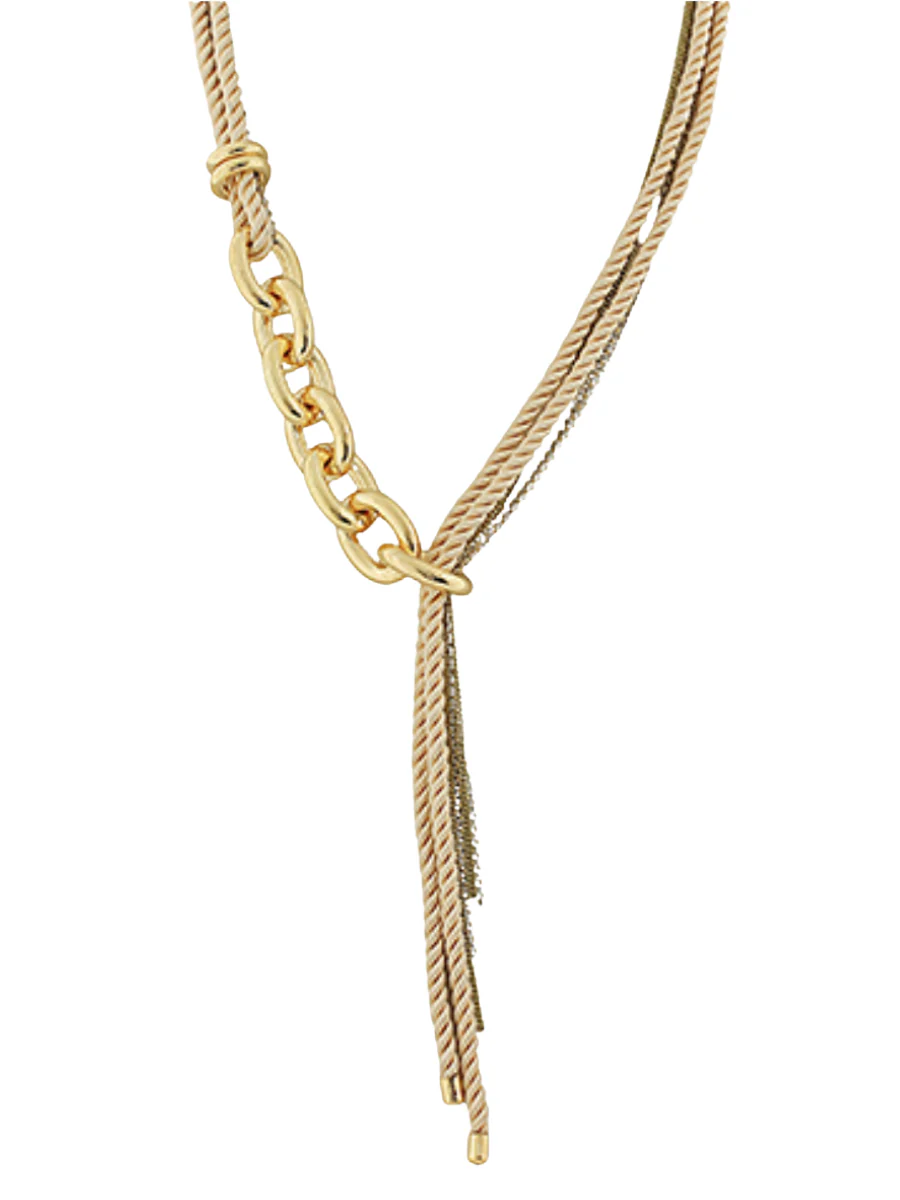 Antique Rope & Chain Mixed Necklace
