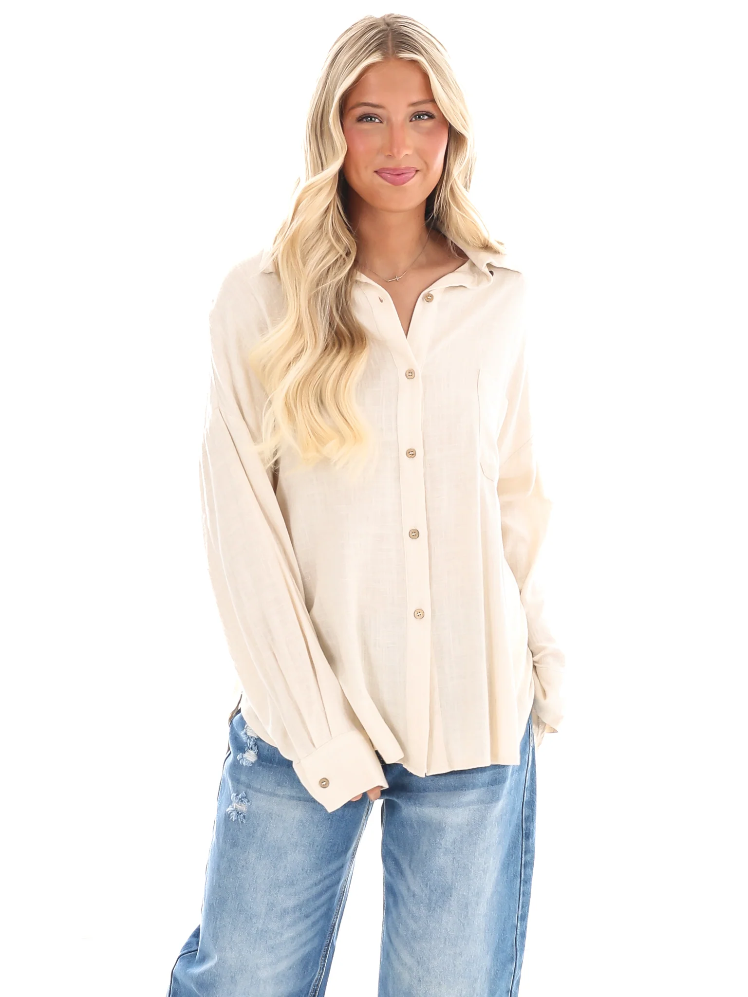 As You Are Button Down Top - Image 3