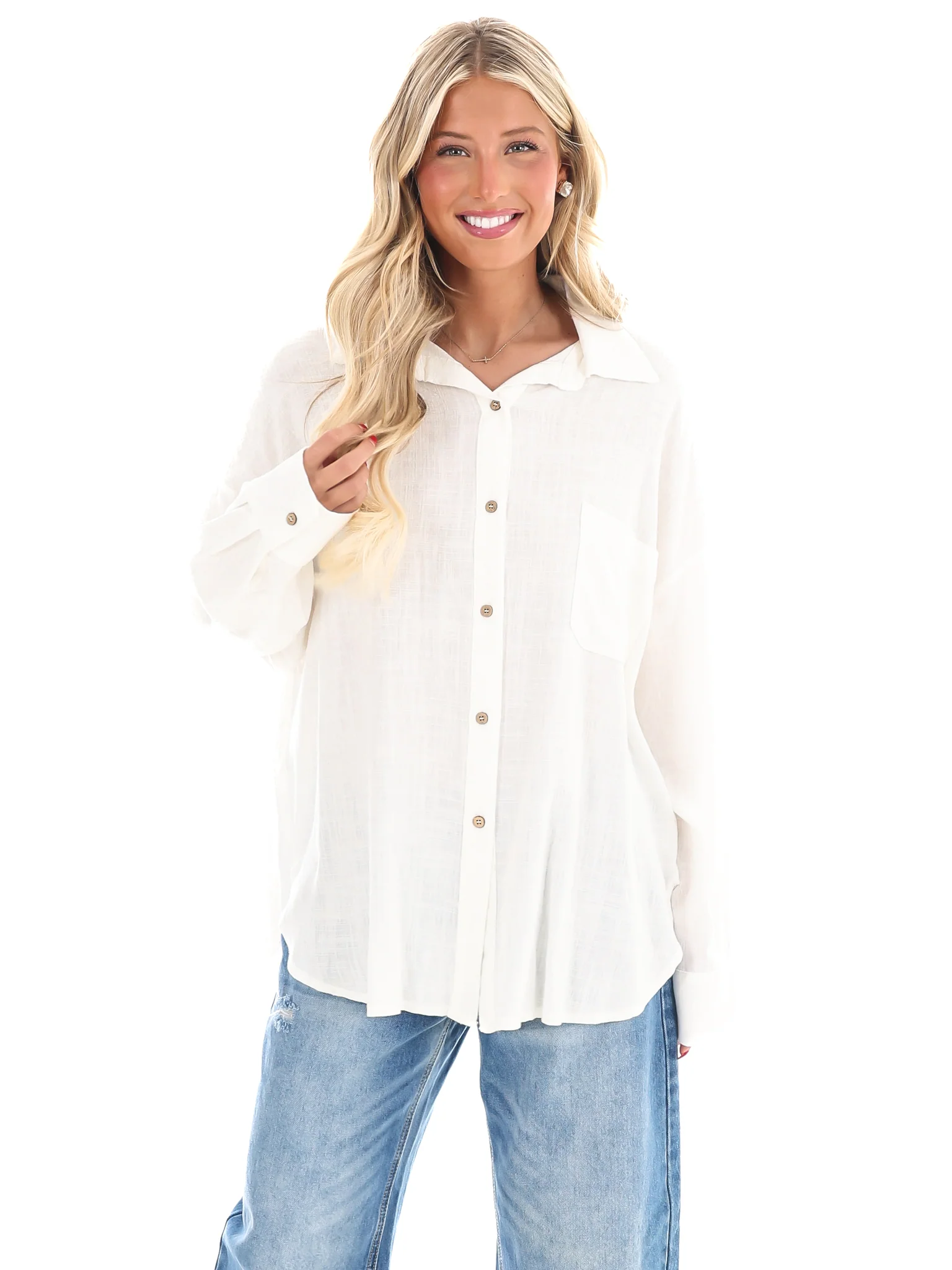 As You Are Button Down Top - Image 9