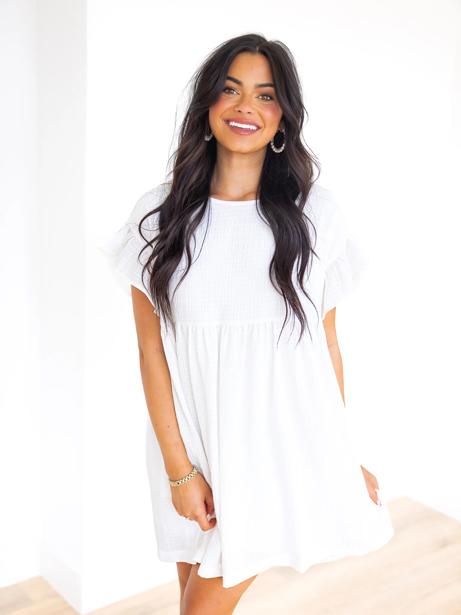 At All Cost Textured Mini Dress - Image 13
