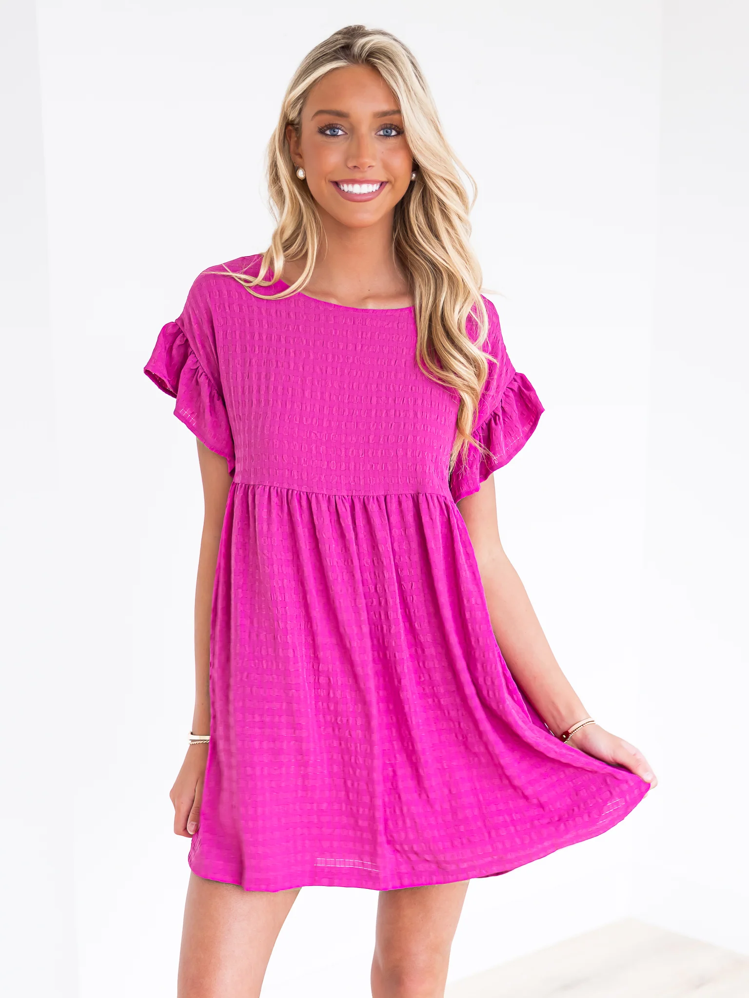 At All Cost Textured Mini Dress - Image 17