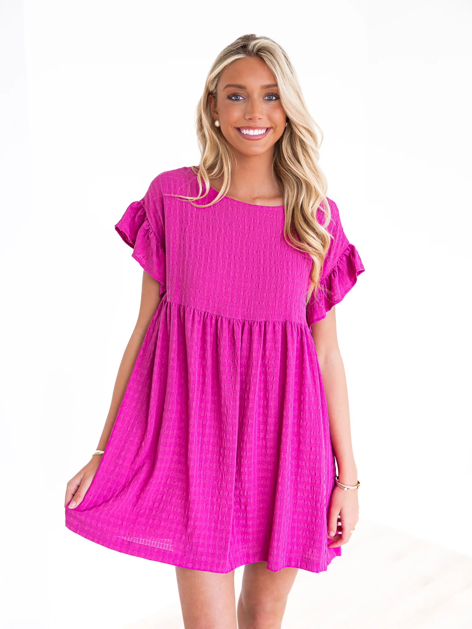 At All Cost Textured Mini Dress - Image 18