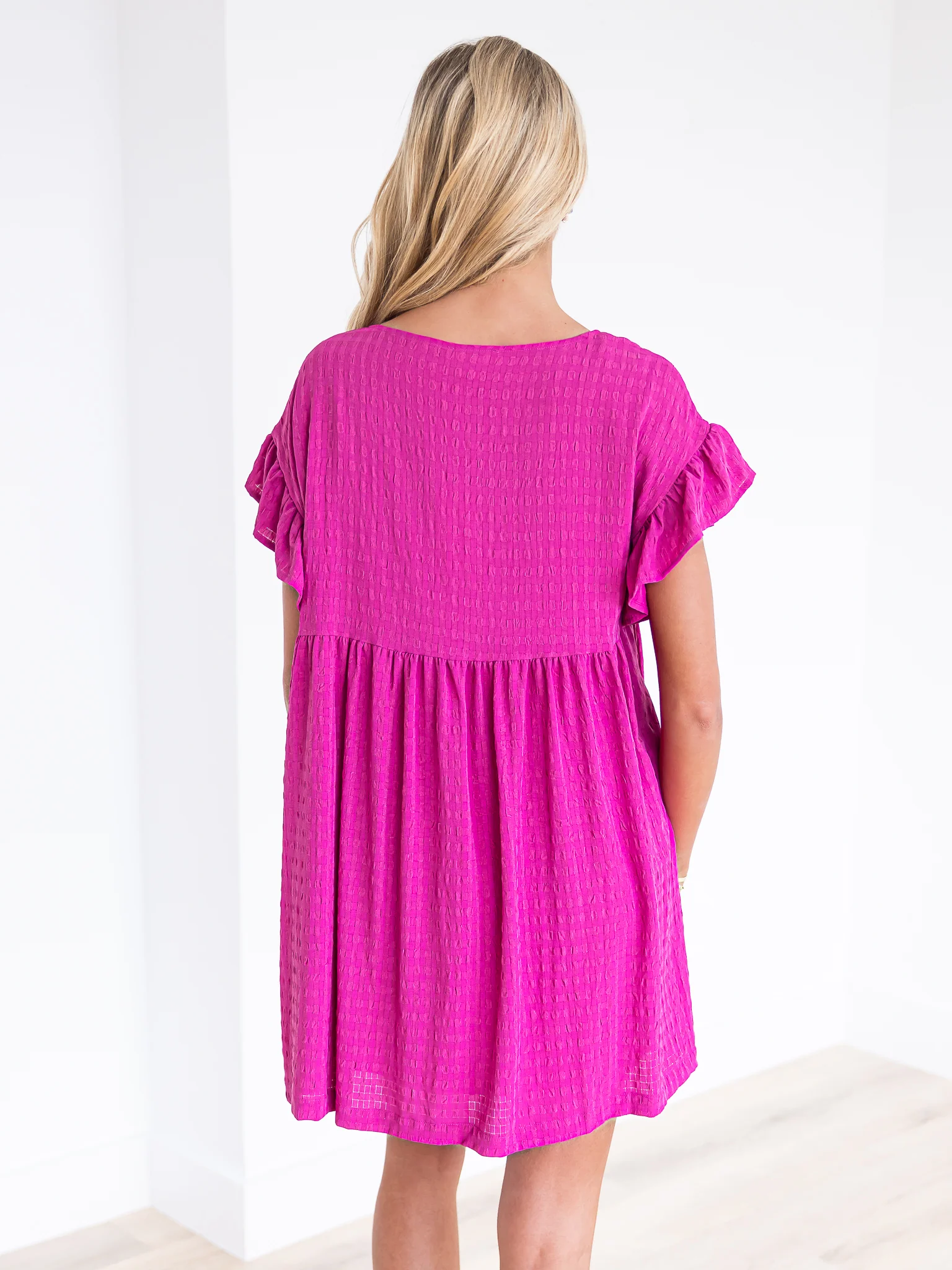 At All Cost Textured Mini Dress - Image 19