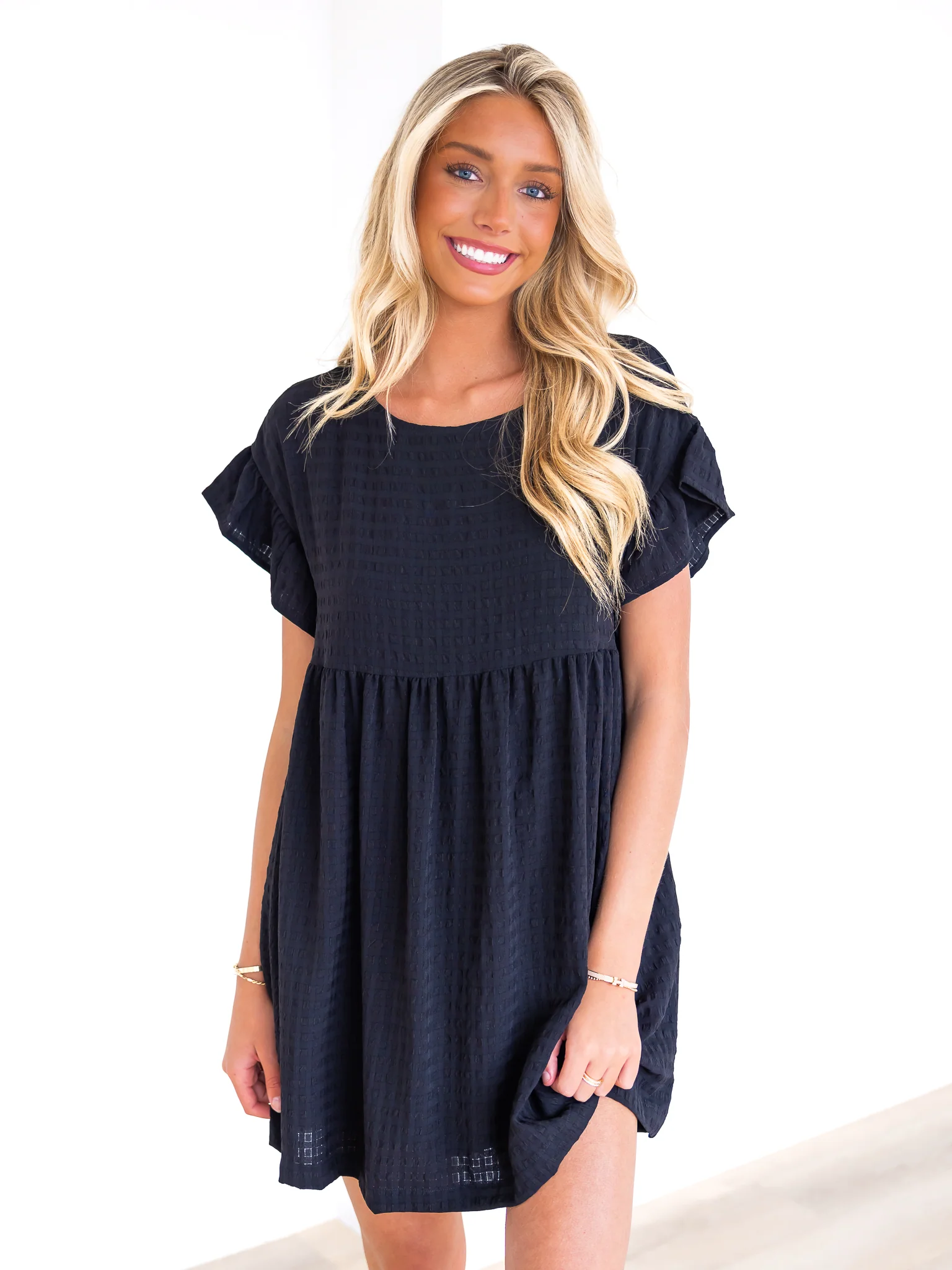 At All Cost Textured Mini Dress - Image 20