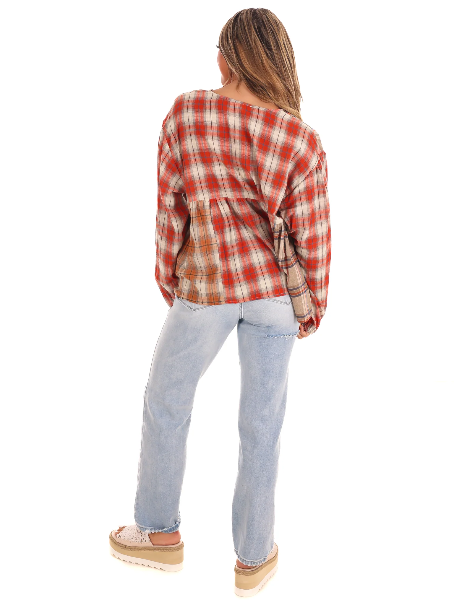 Autumn Afternoon Plaid Top - Image 15