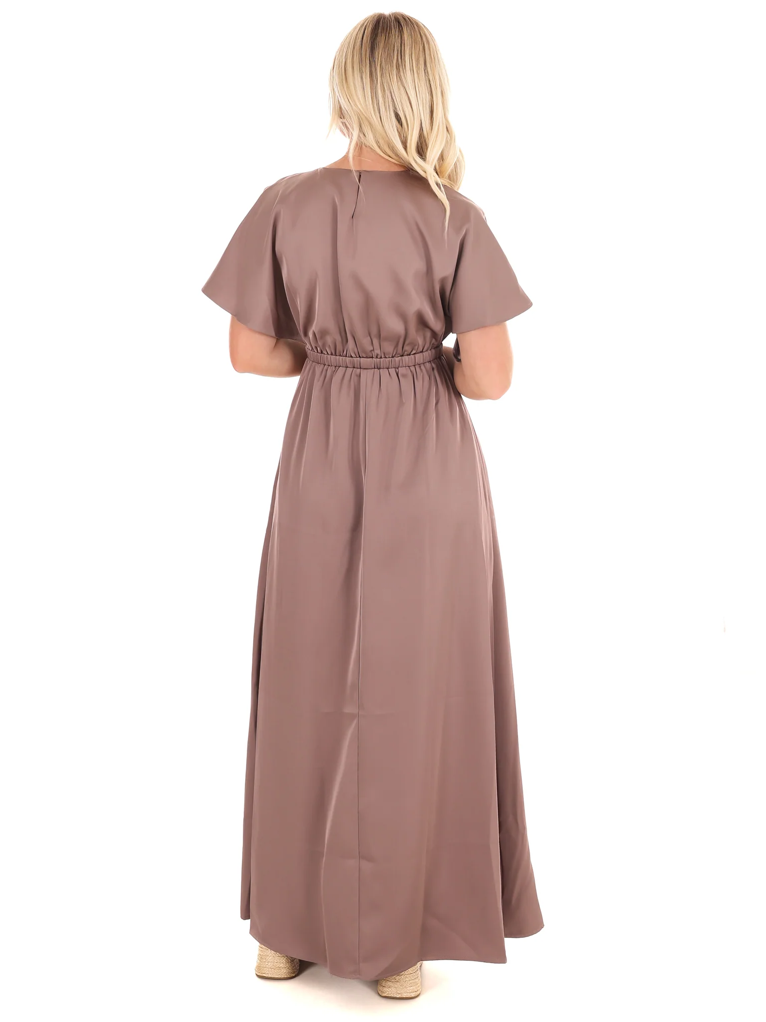 Autumn Horizon Satin Maxi Dress - Image 12
