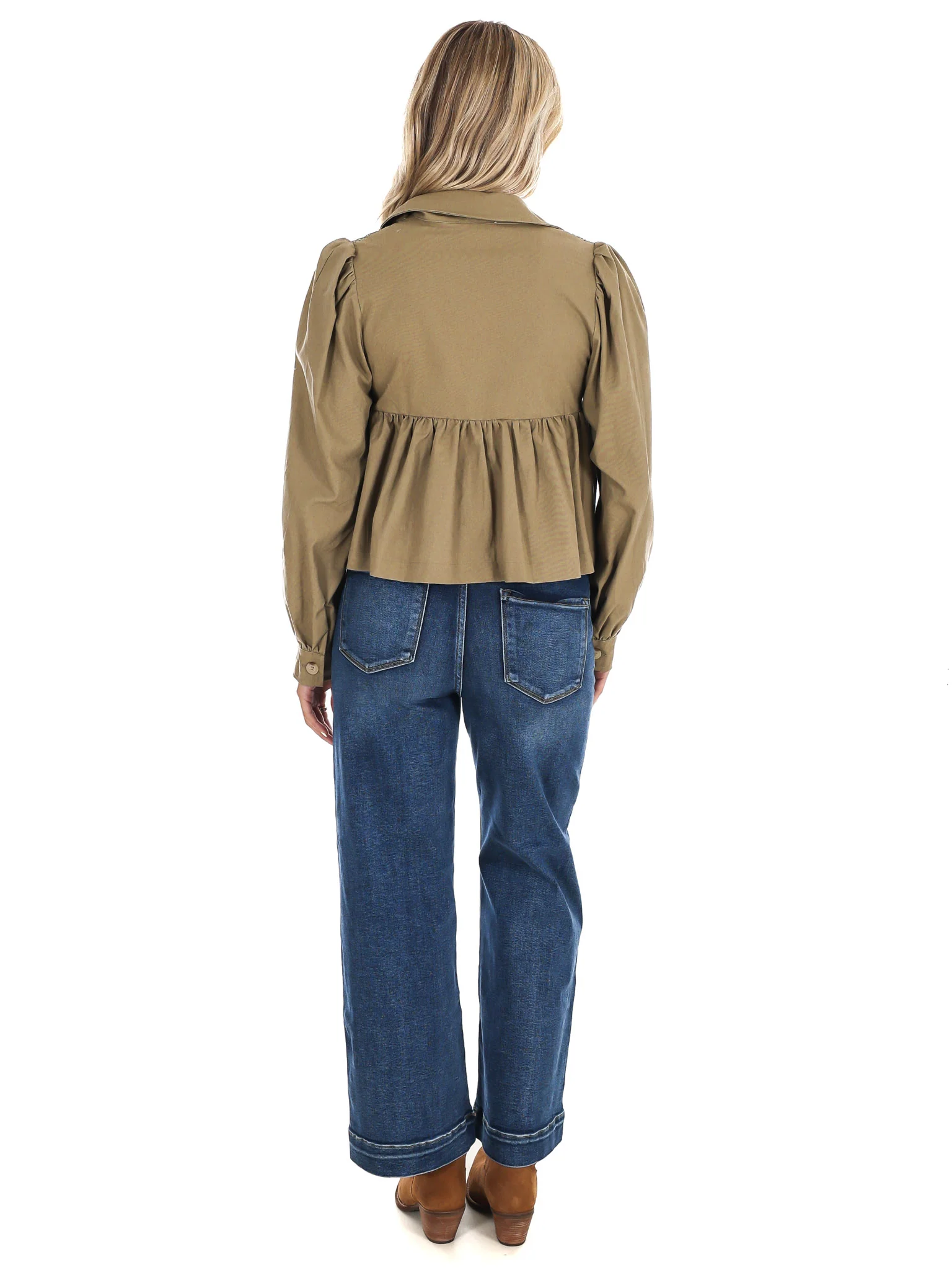 Autumn Leaves Tie Front Top - Image 7