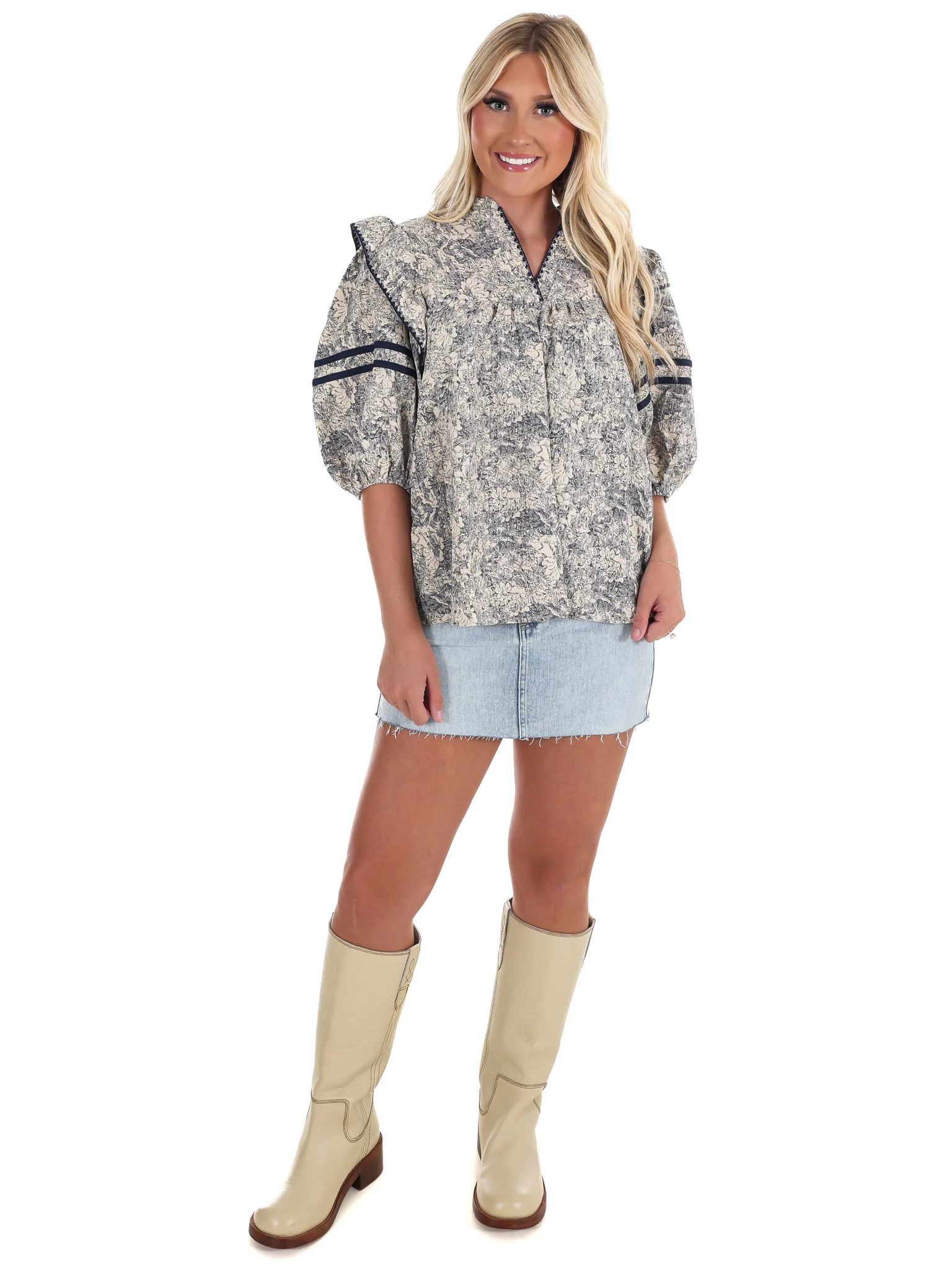 Autumn Woods Print Top - Image 2