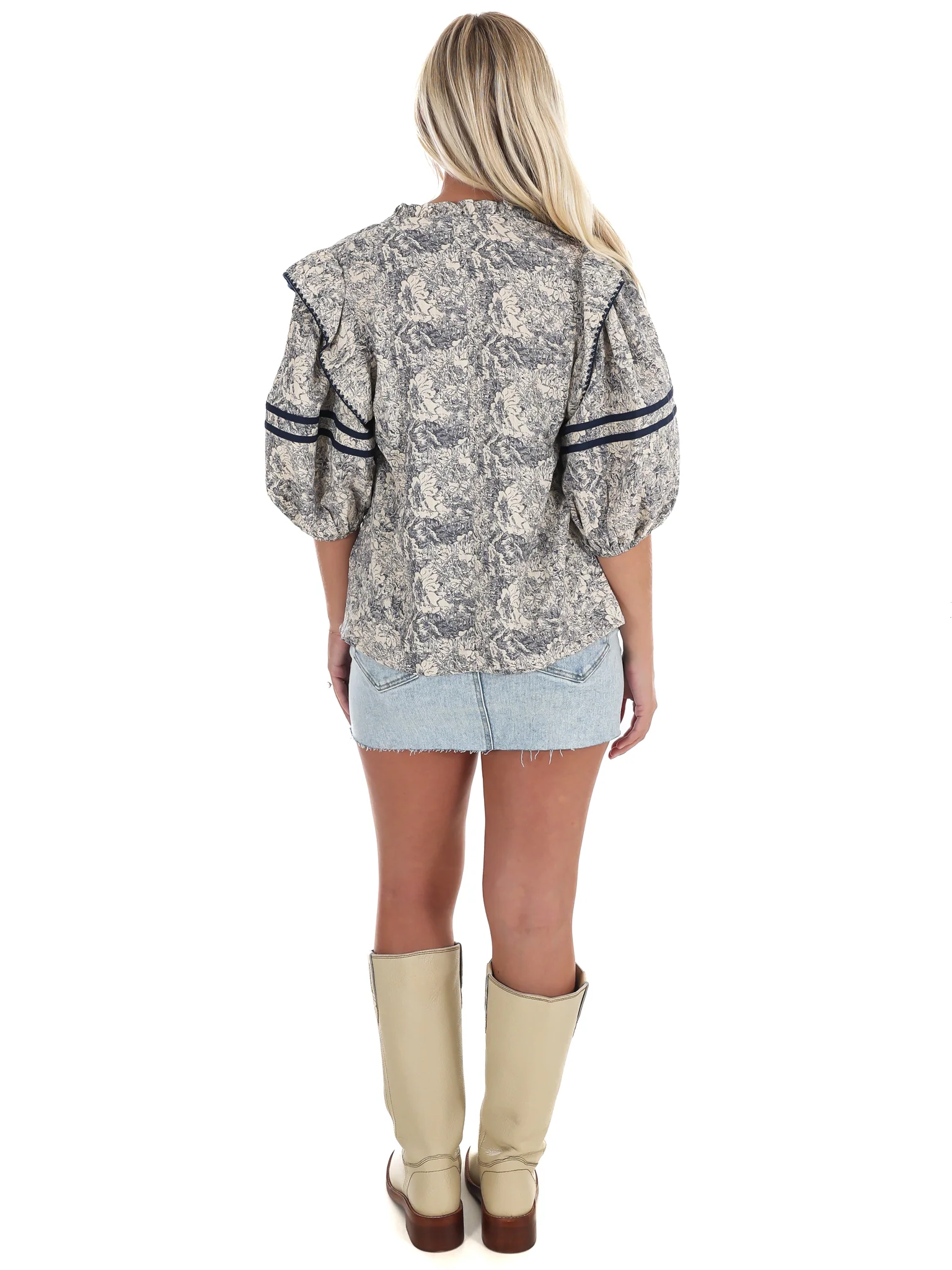 Autumn Woods Print Top - Image 7