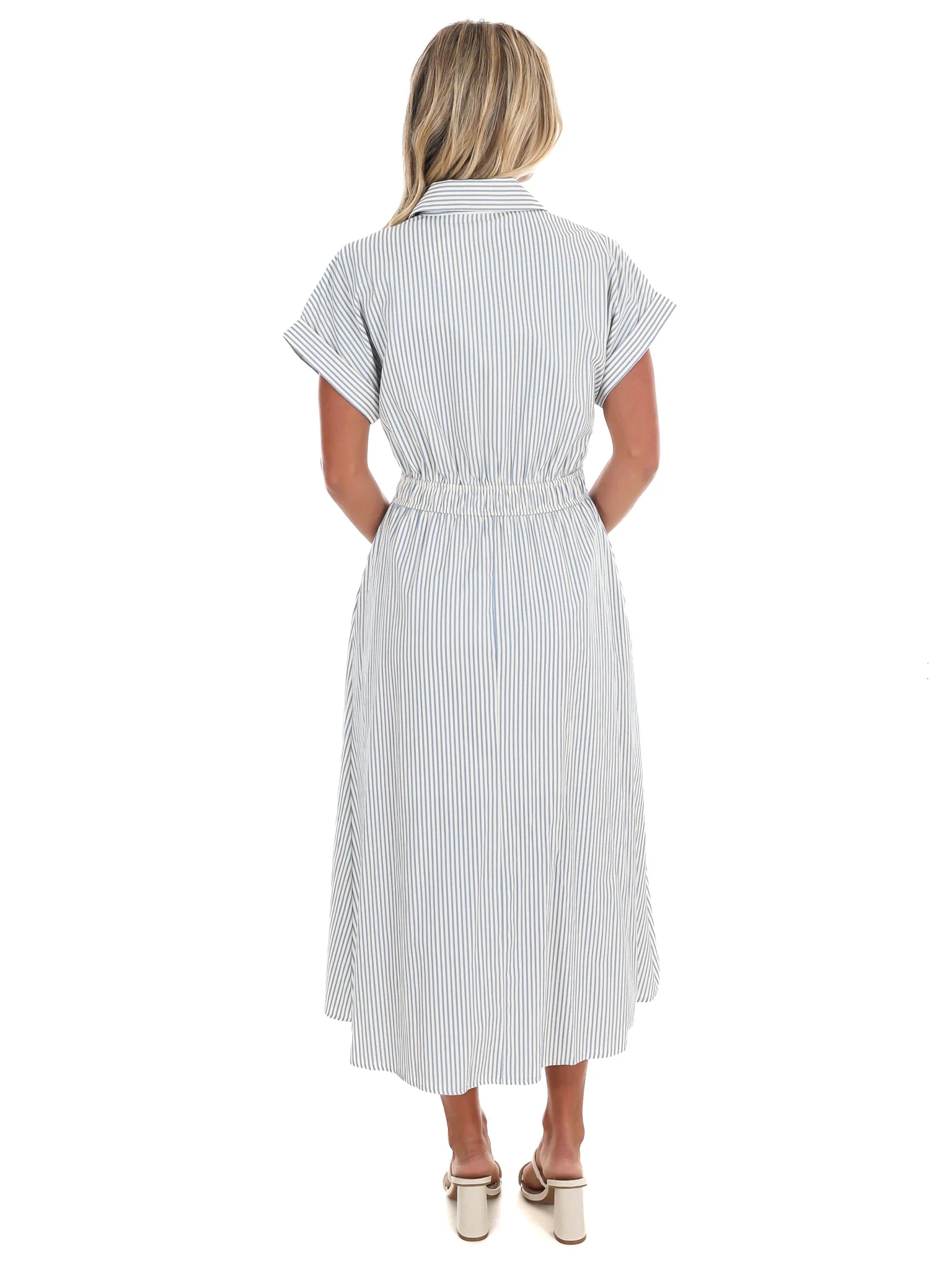 Back and Forth Stripe Midi Dress - Image 7