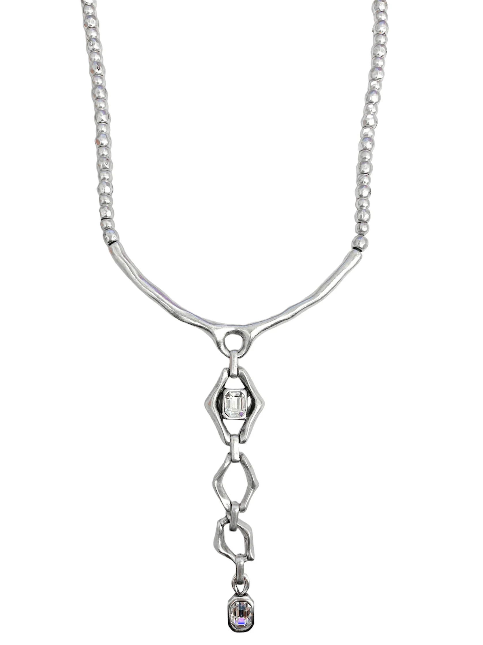 Space Silver Necklace