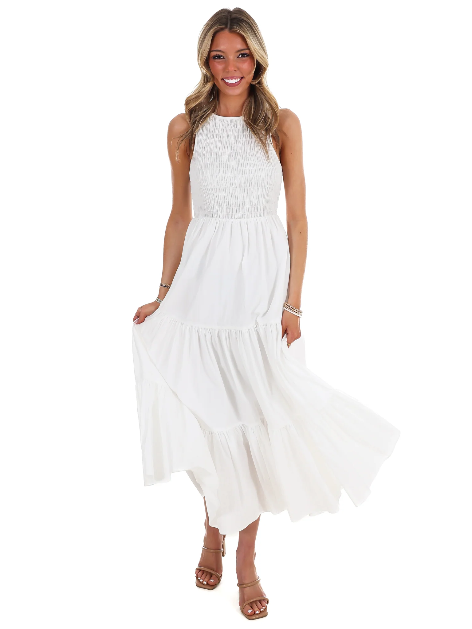 Basic Beauty Tiered Midi Dress - Image 11